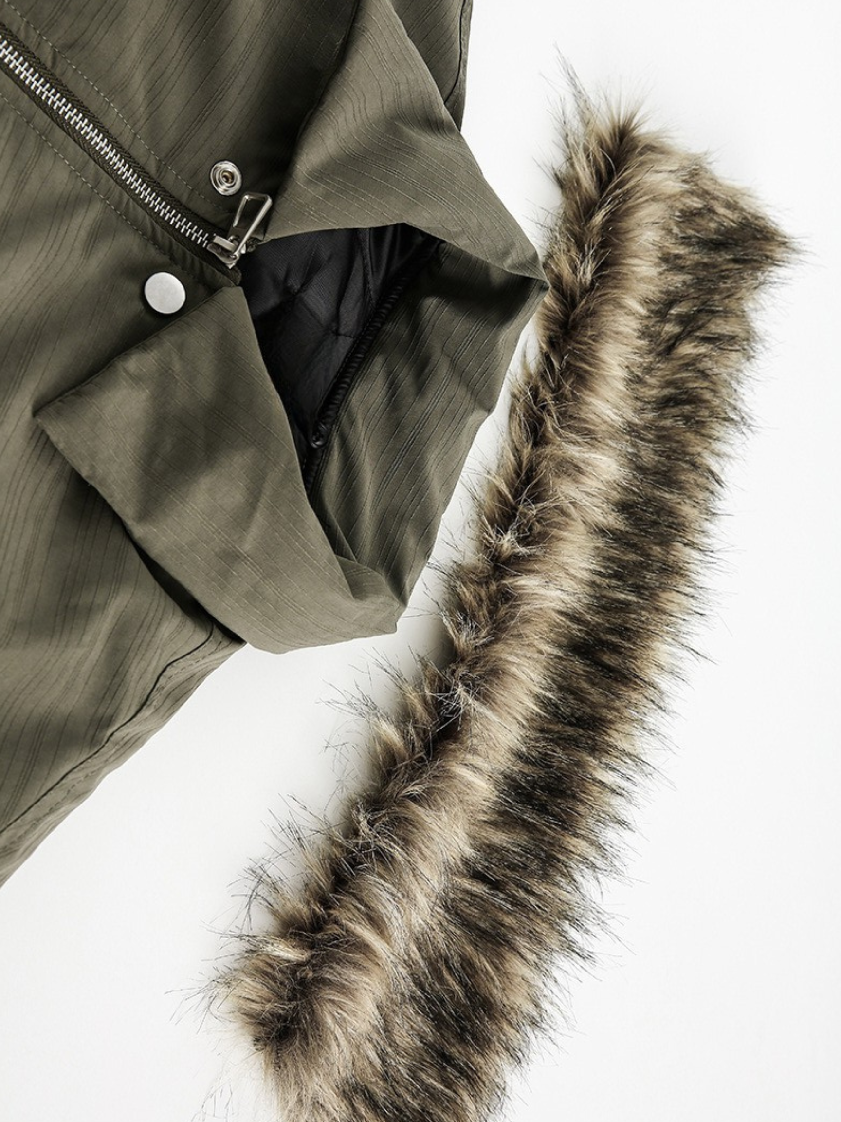 RainShell - Men's Detachable Fur Collar Bomber Jacket