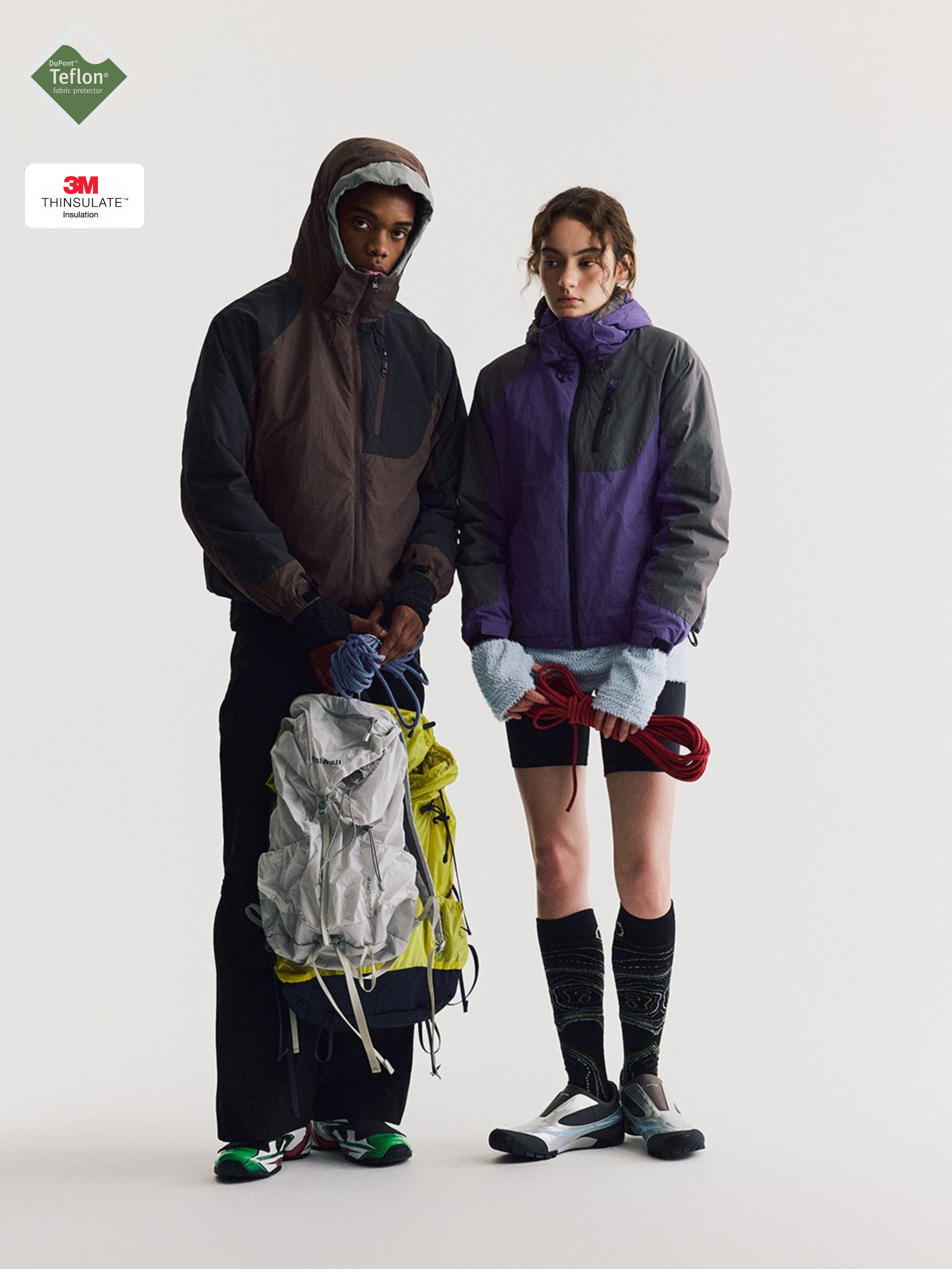 AshLife - Unisex Teflon Waterproof Windproof Insulated Jacket