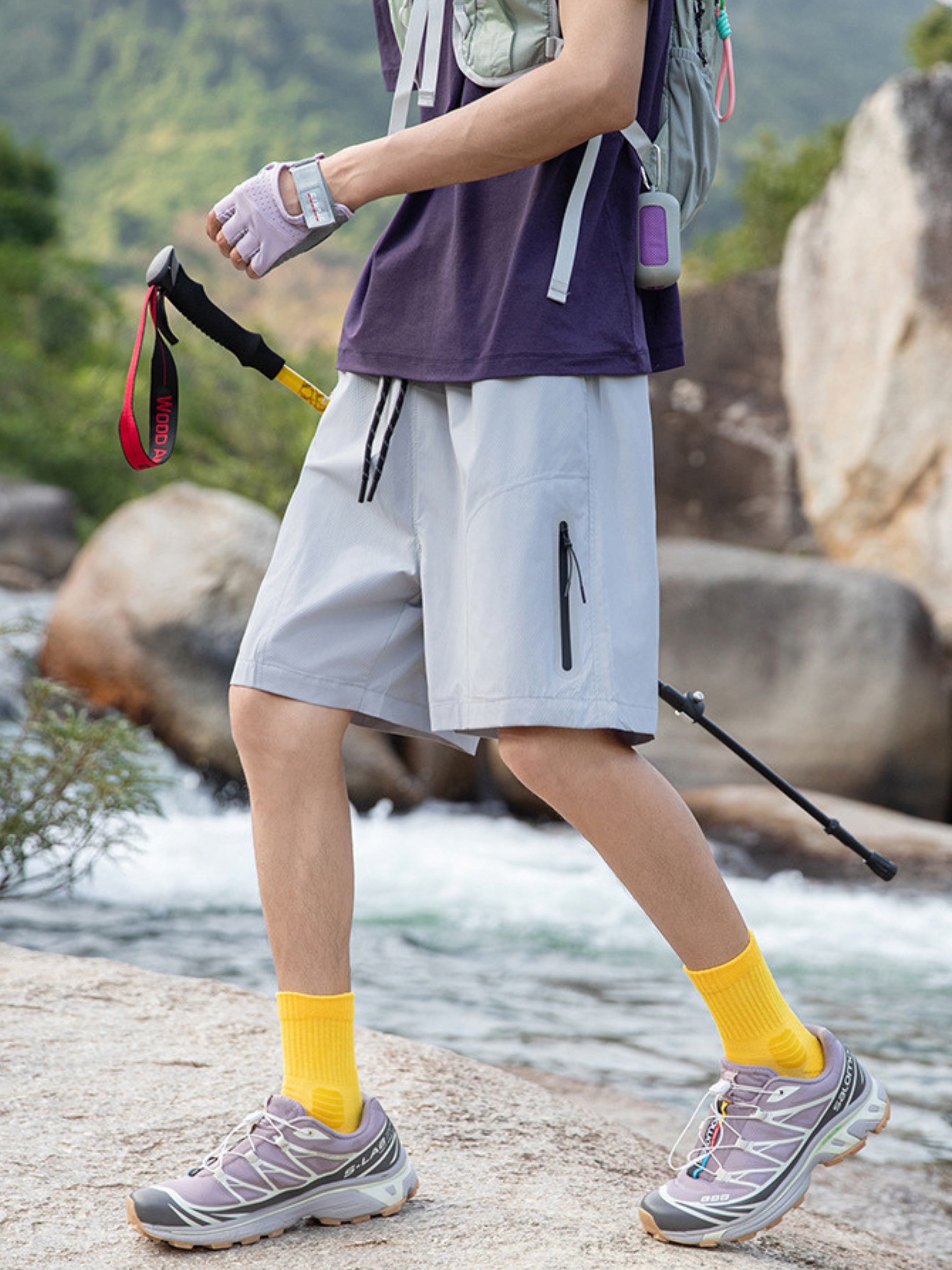 BaseChair - Men's Packable Breathable Lightweight 5-Inch Shorts