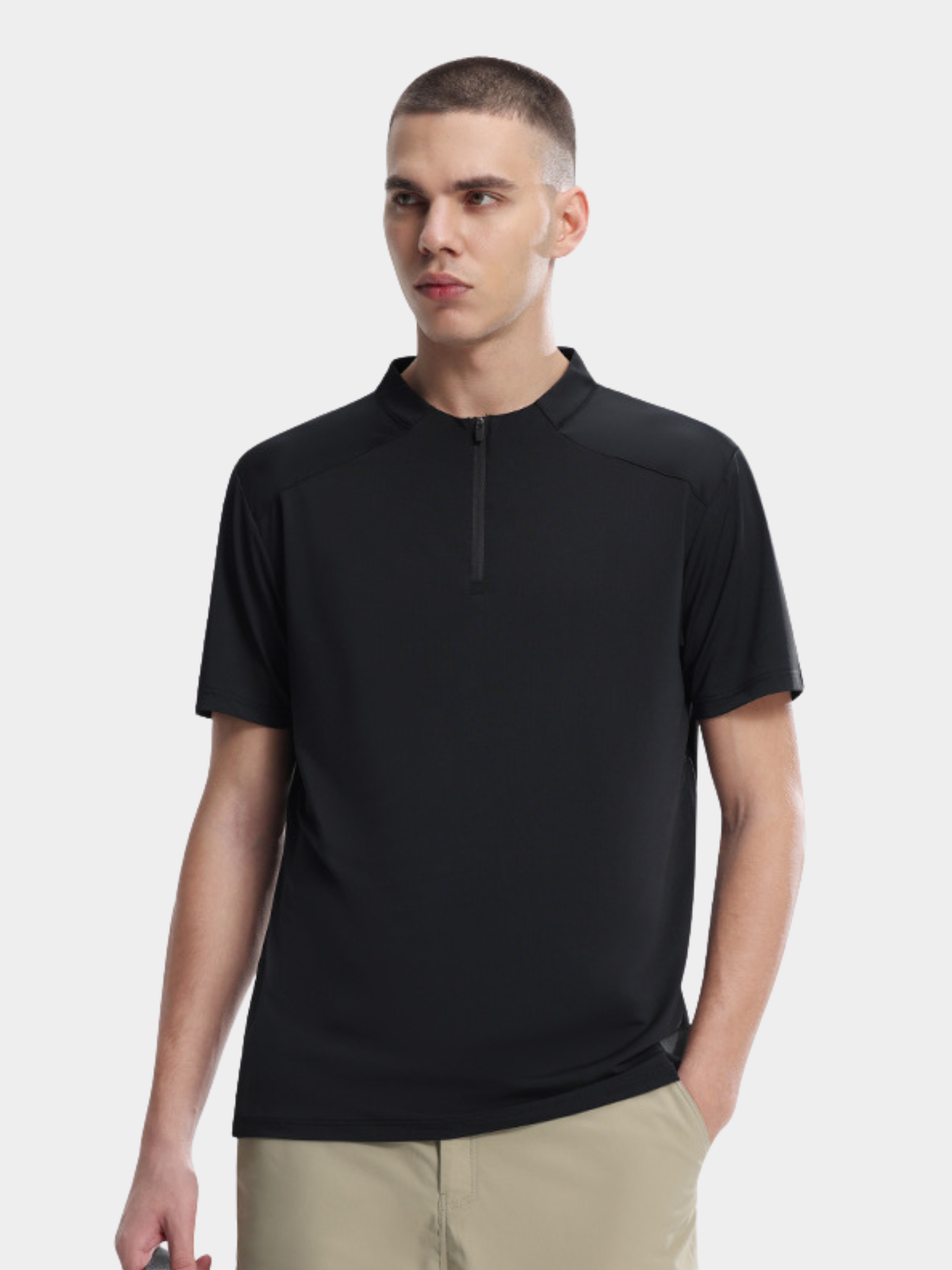 ClimbStick - Men's High-Stretch Quick-Dry Half-Zip Short Sleeve