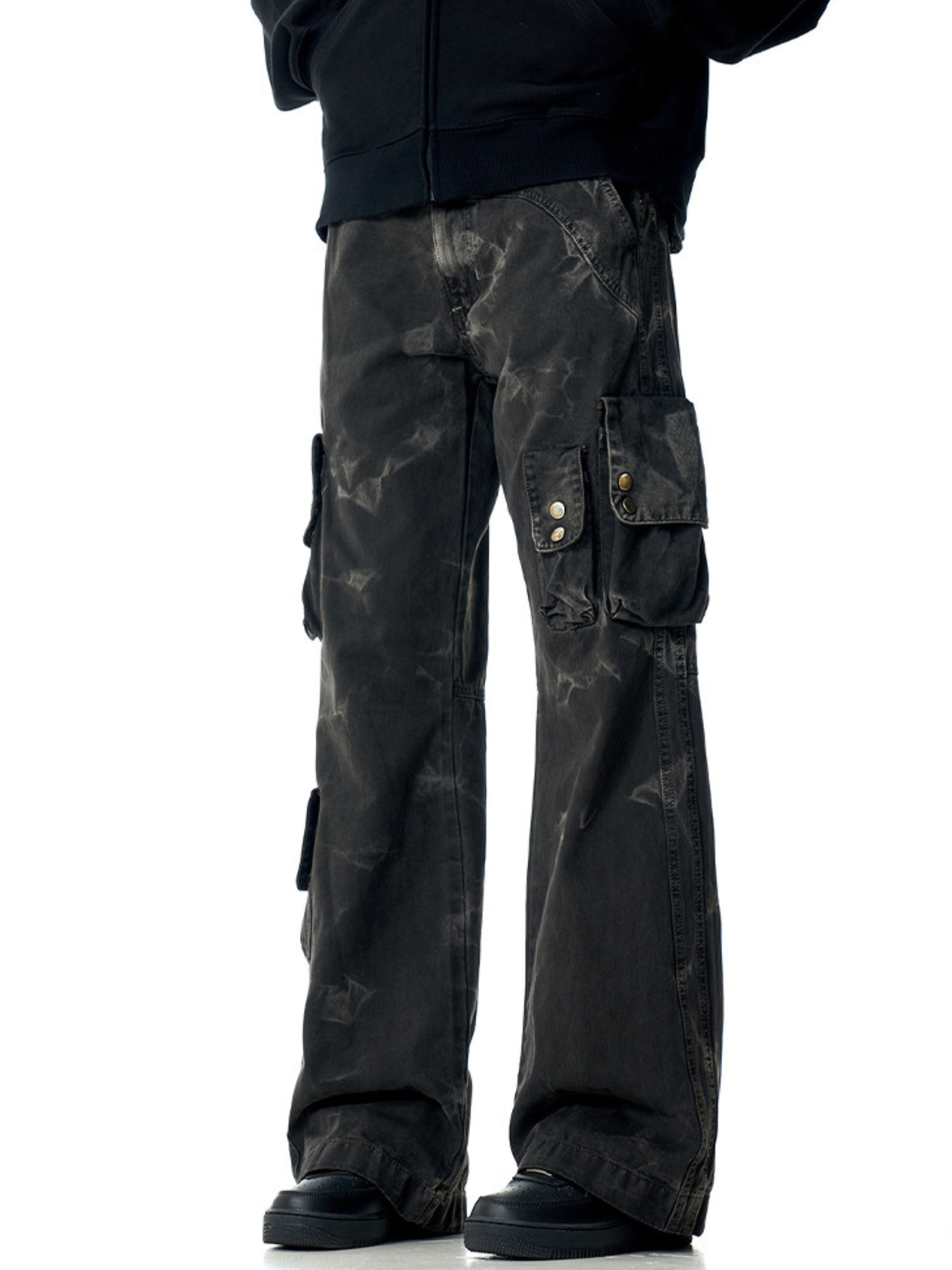 FoxLine - Unisex American Multi-Pocket Cargo Pants