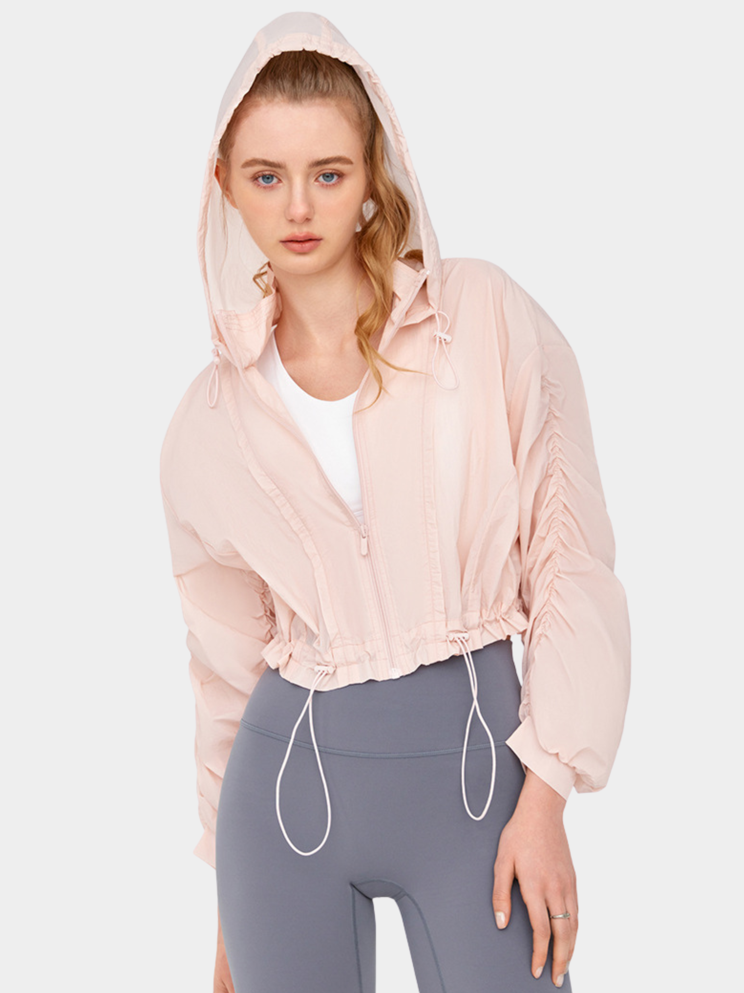 MesaCrate - Women's Lightweight Breathable Waist-Adjustable Jacket