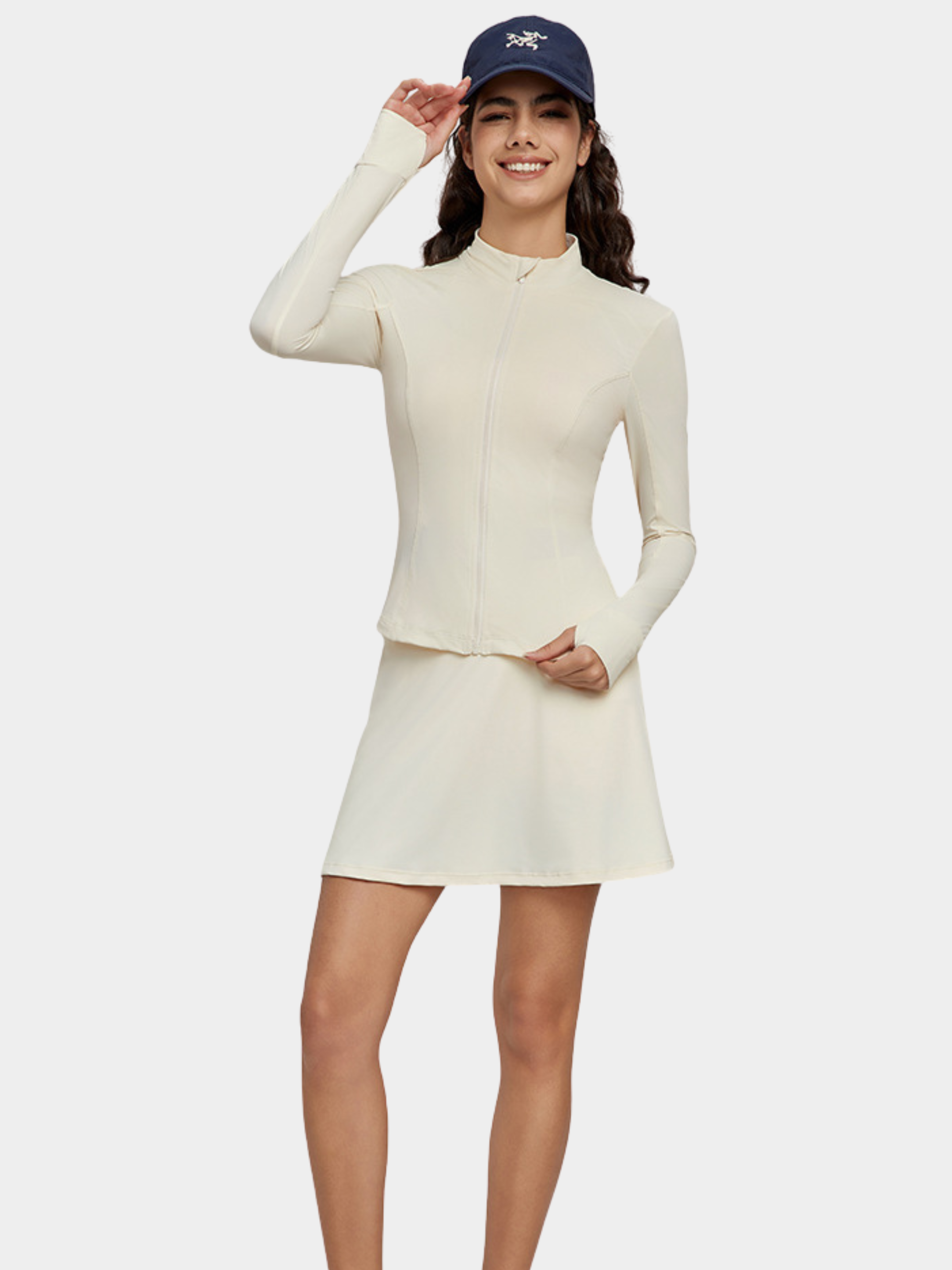 MesaDrop - Women's UPF50+ Raw Yarn Cooling Slim-Fit Sun Protection Jacket