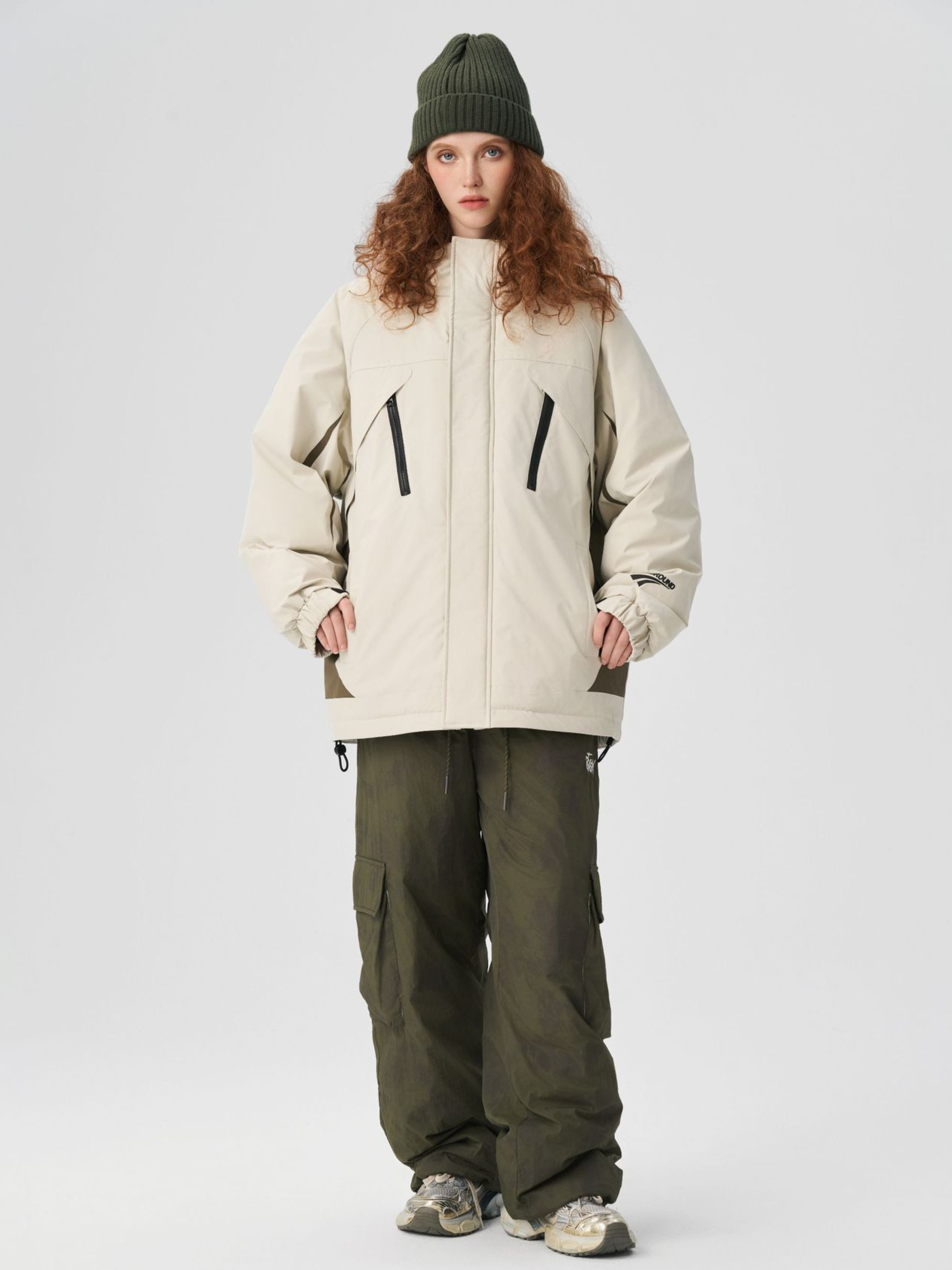 BluffPort - Unisex 90% White Duck Down Oversized Hooded Down Jacket