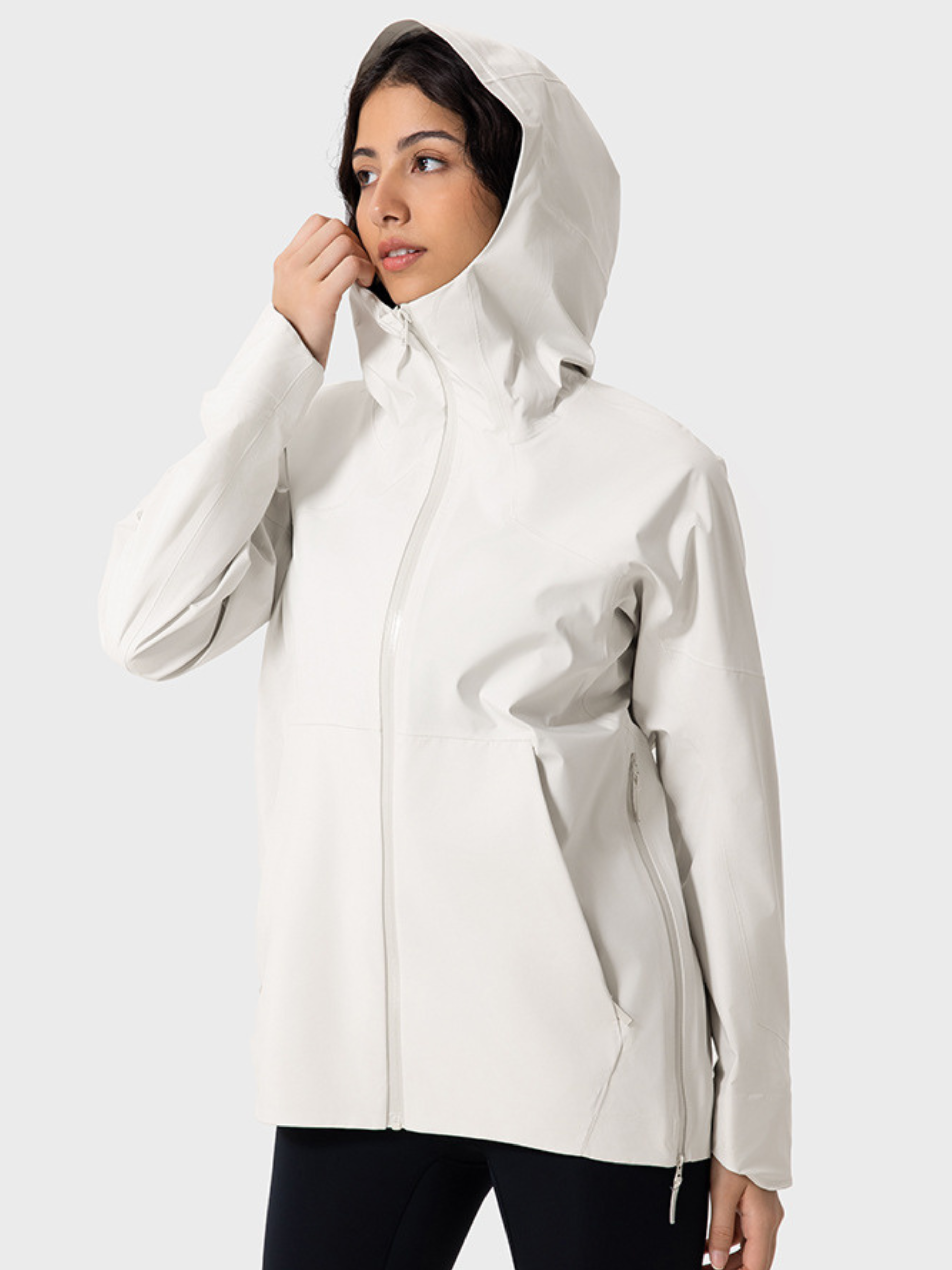 MesaNest - Women's Waterproof Windproof Stain-Resistant Hooded Shell Jacket