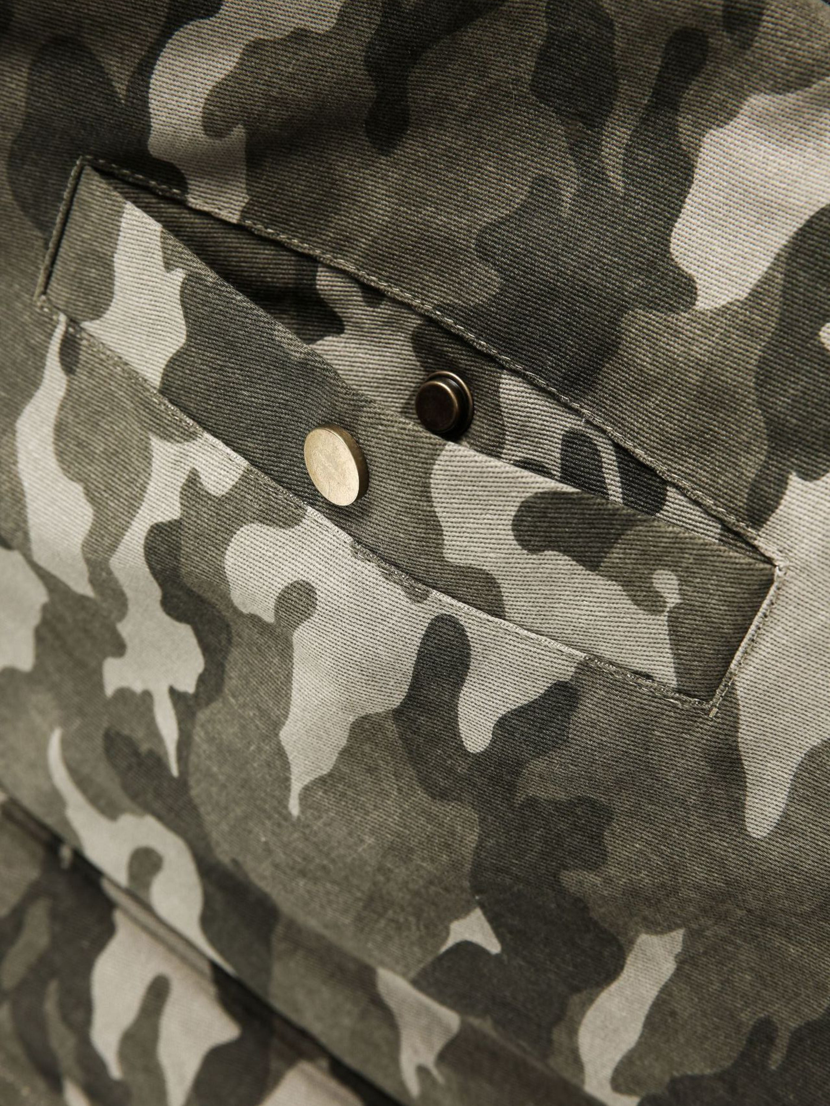 BoulderBase - Women's Camo Fur Collar Cotton Jacket