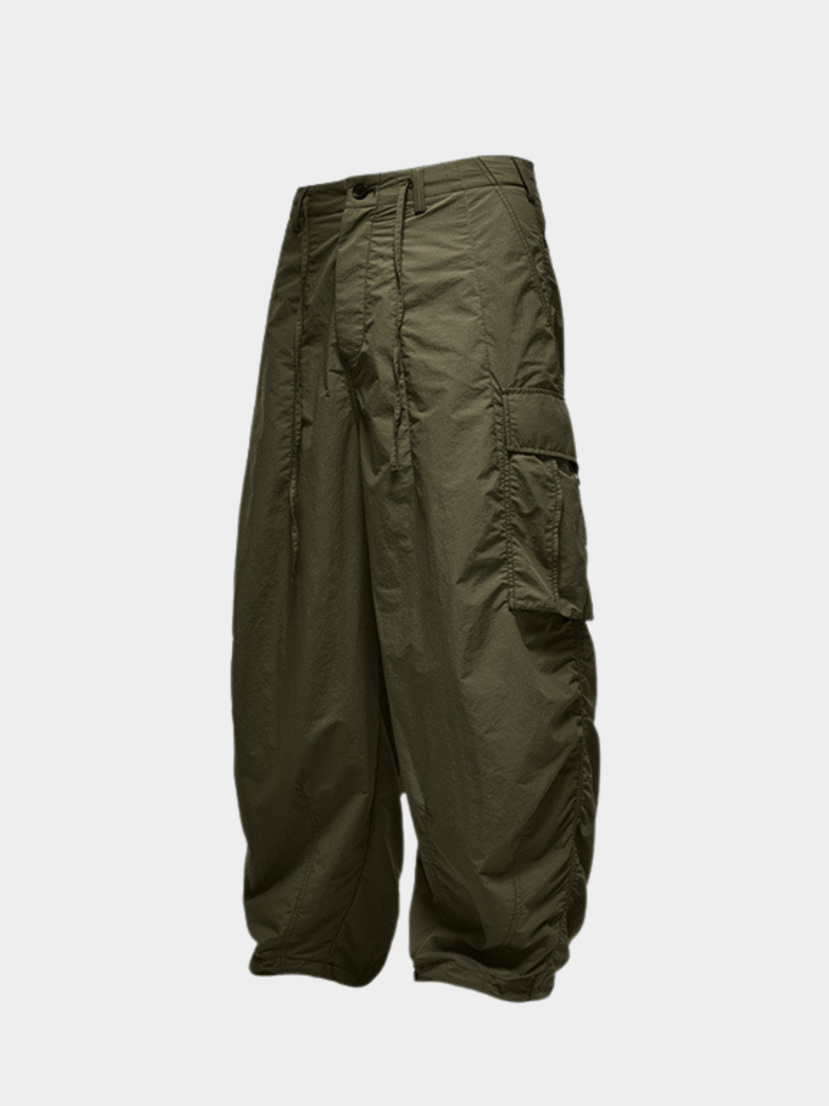 FireChair - Plaid Loose-Fit Utility Wide-Leg Pants