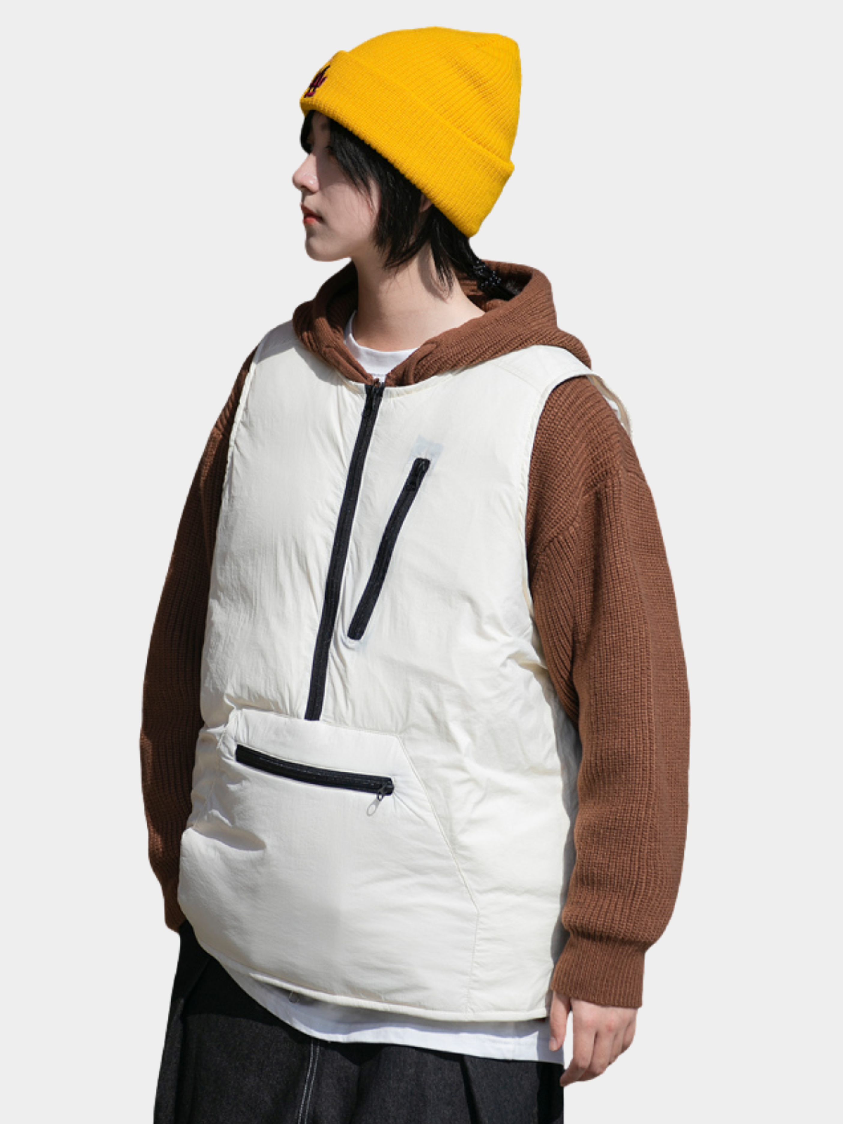 HeatBag - Women's 90% White Duck Down Large Pocket Vest