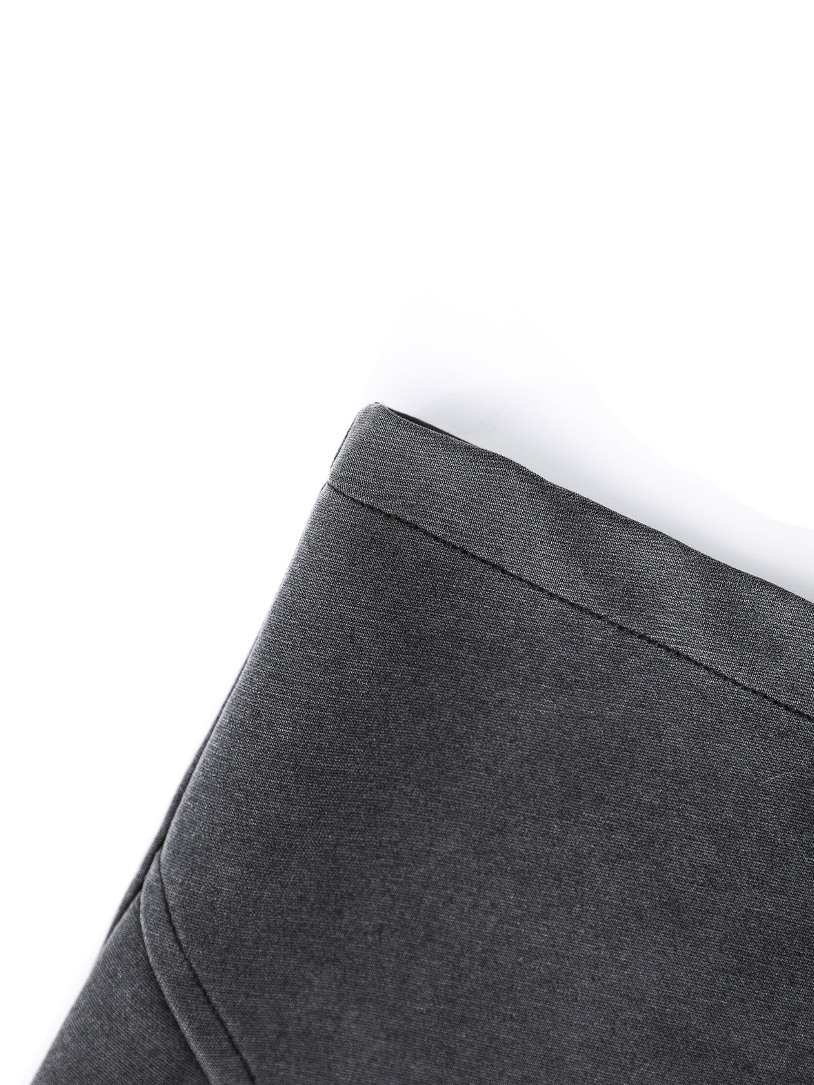 FoxField - Unisex Vintage Creased Straight-Leg Cotton Trousers