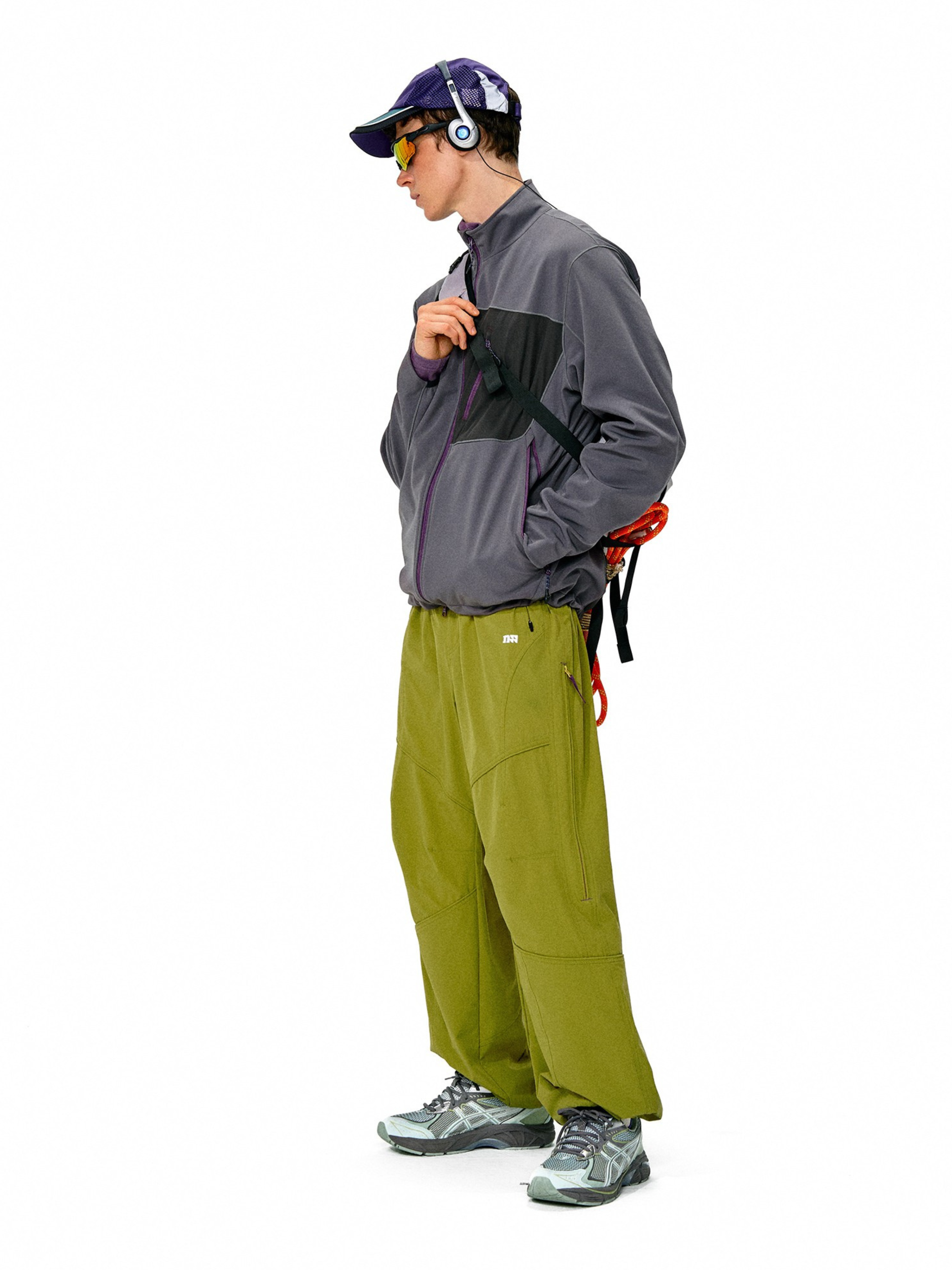 Driftcore - Unisex Colorblock Stand Collar Jacket