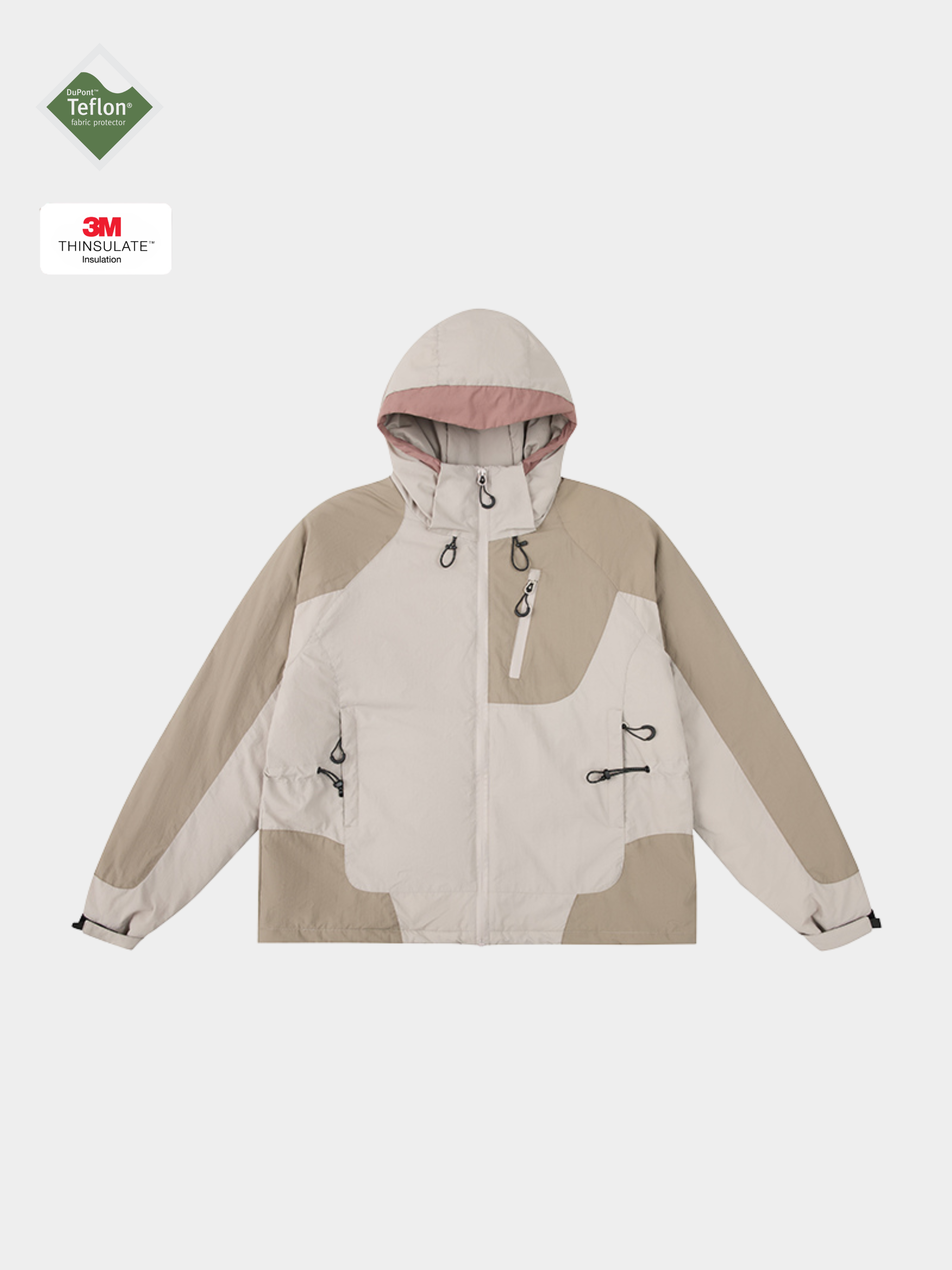 AshLife - Unisex Teflon Waterproof Windproof Insulated Jacket