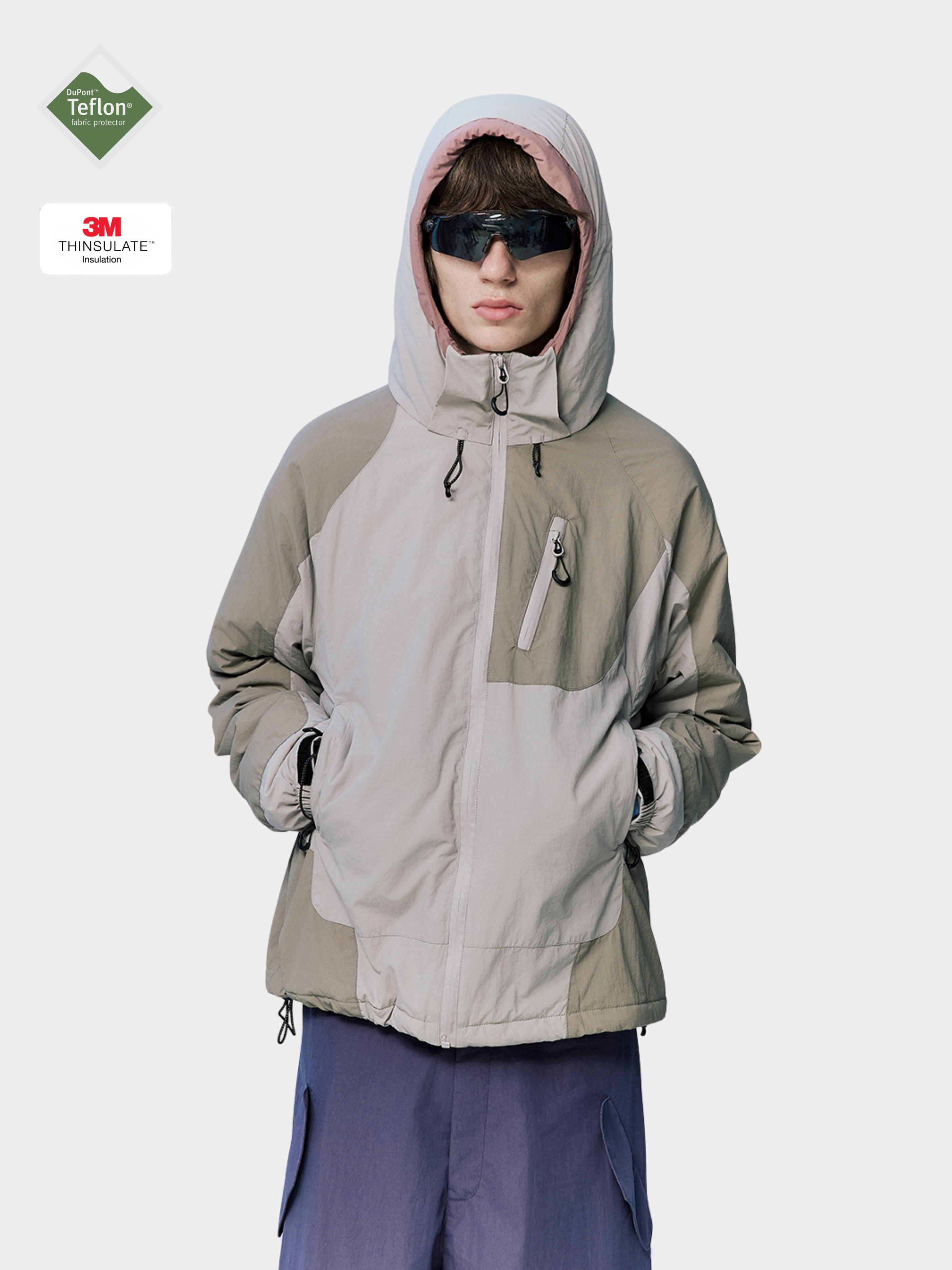AshLife - Unisex Teflon Waterproof Windproof Insulated Jacket
