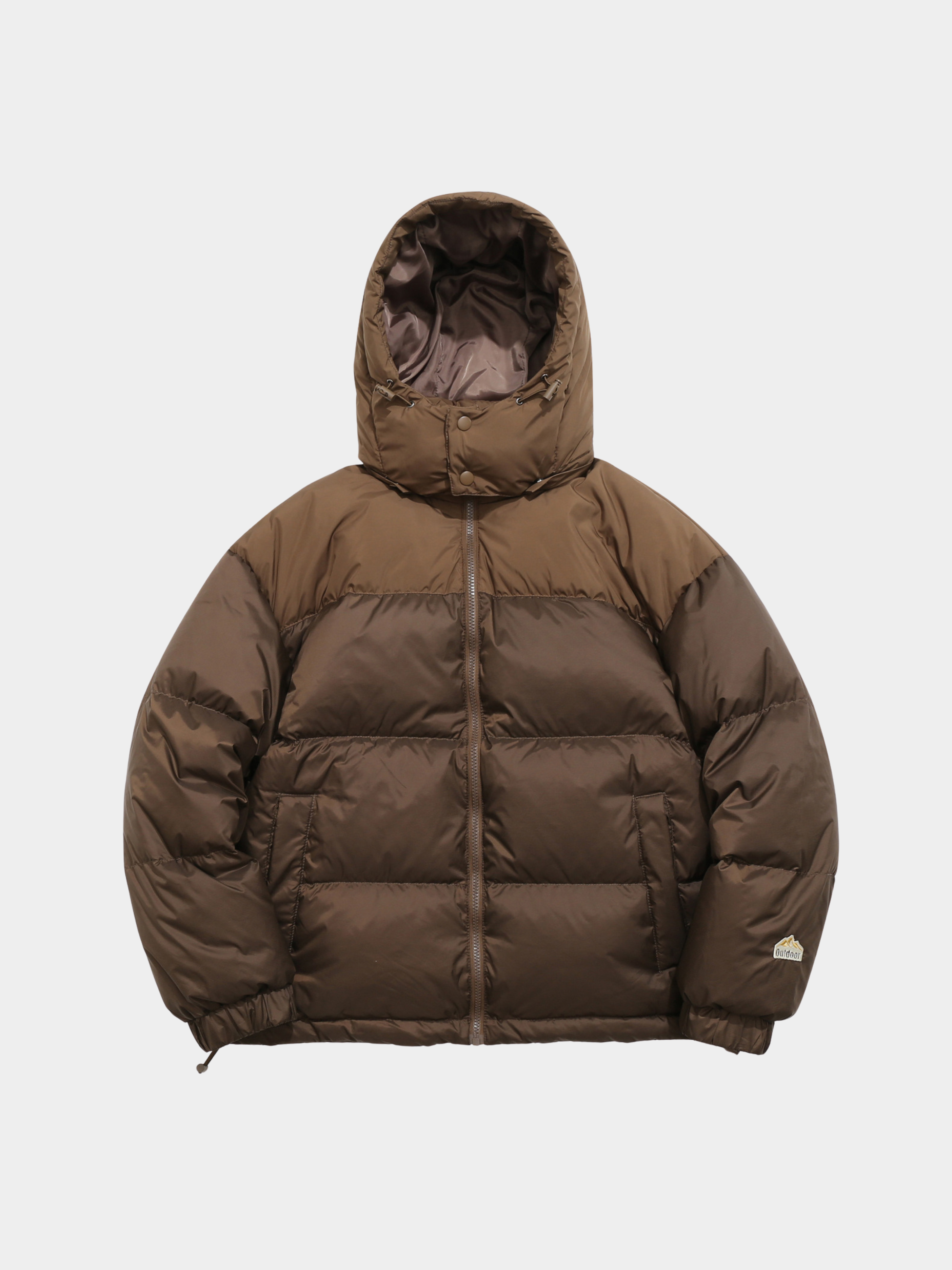 BluffPeak - Unisex Detachable Hood Water-Repellent Duck Down Jacket