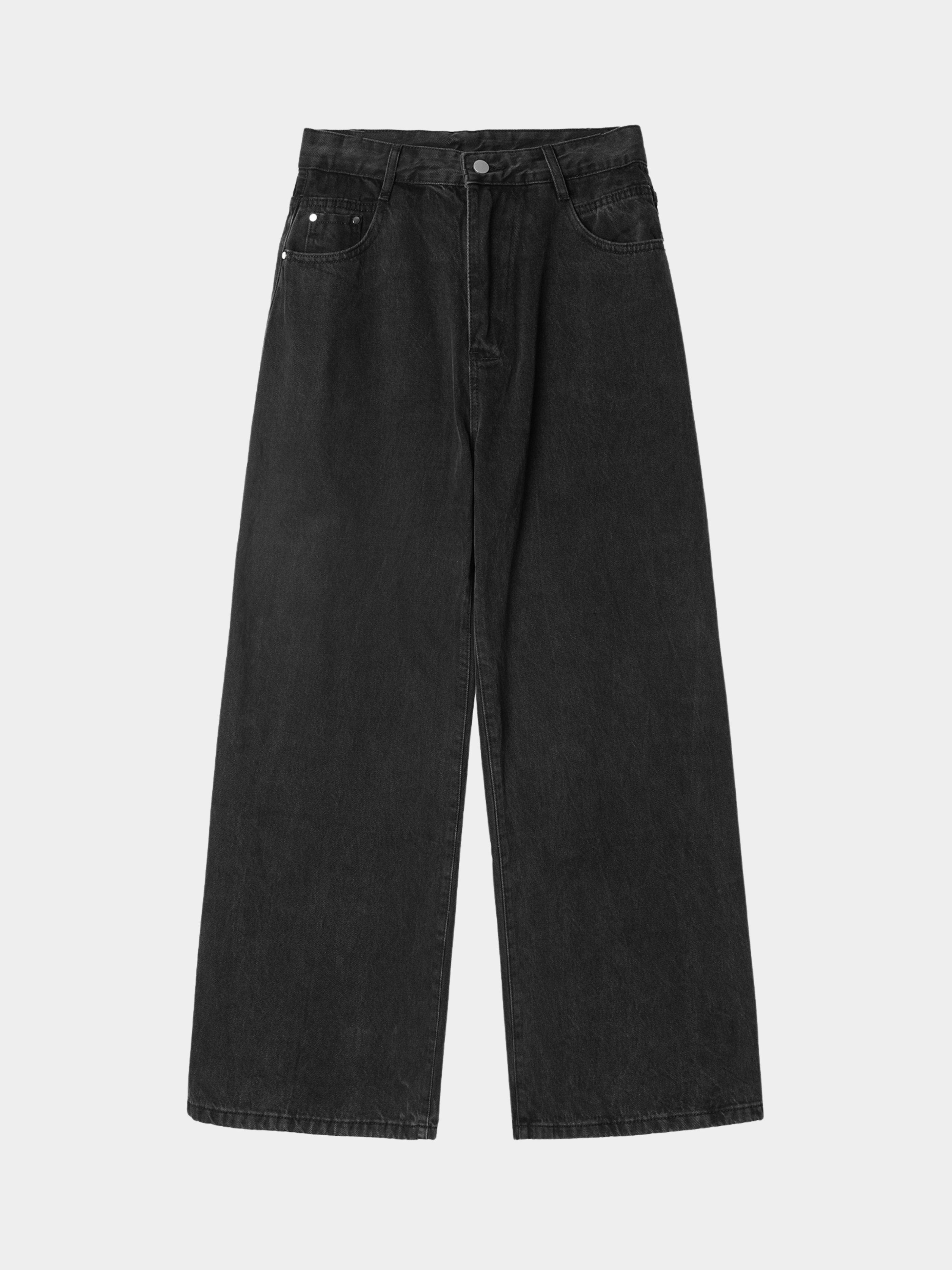 Frostborn - Women's Straight Washed Floor-Length Jeans
