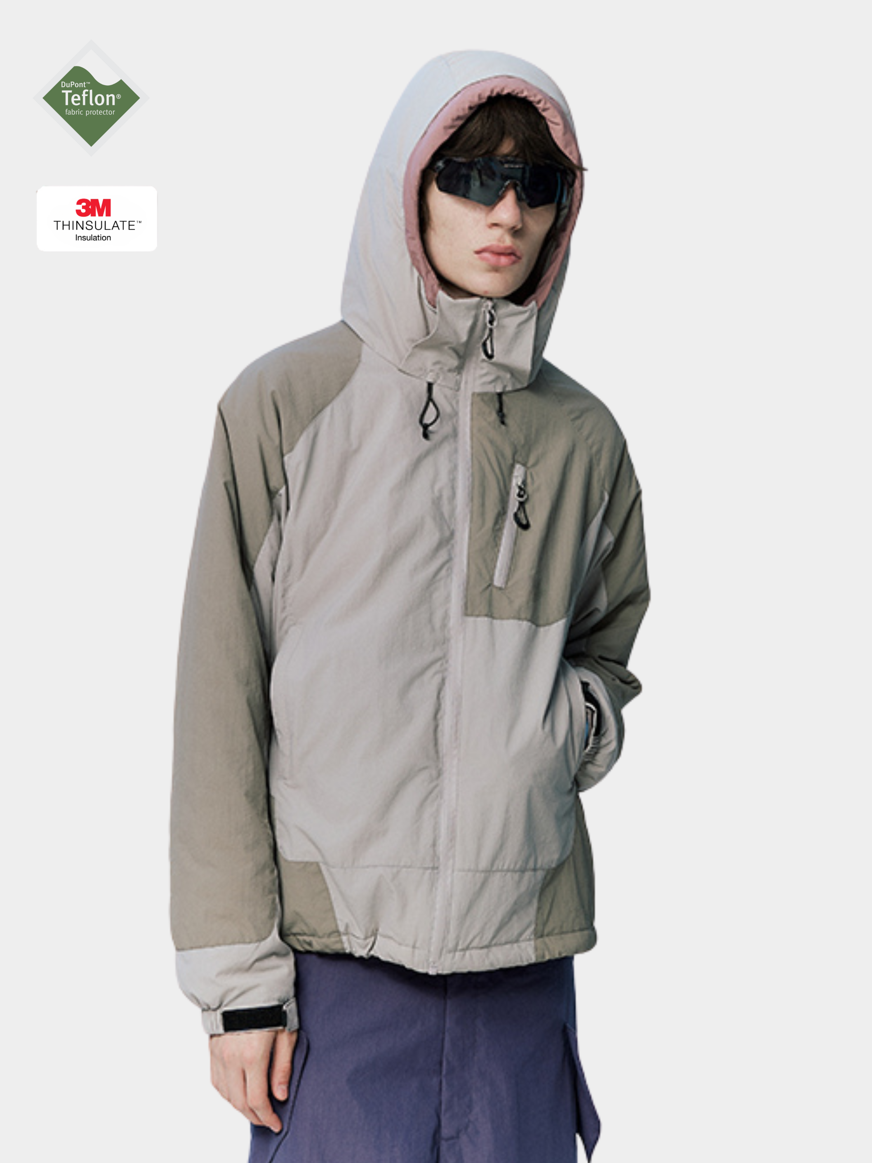 AshLife - Unisex Teflon Waterproof Windproof Insulated Jacket