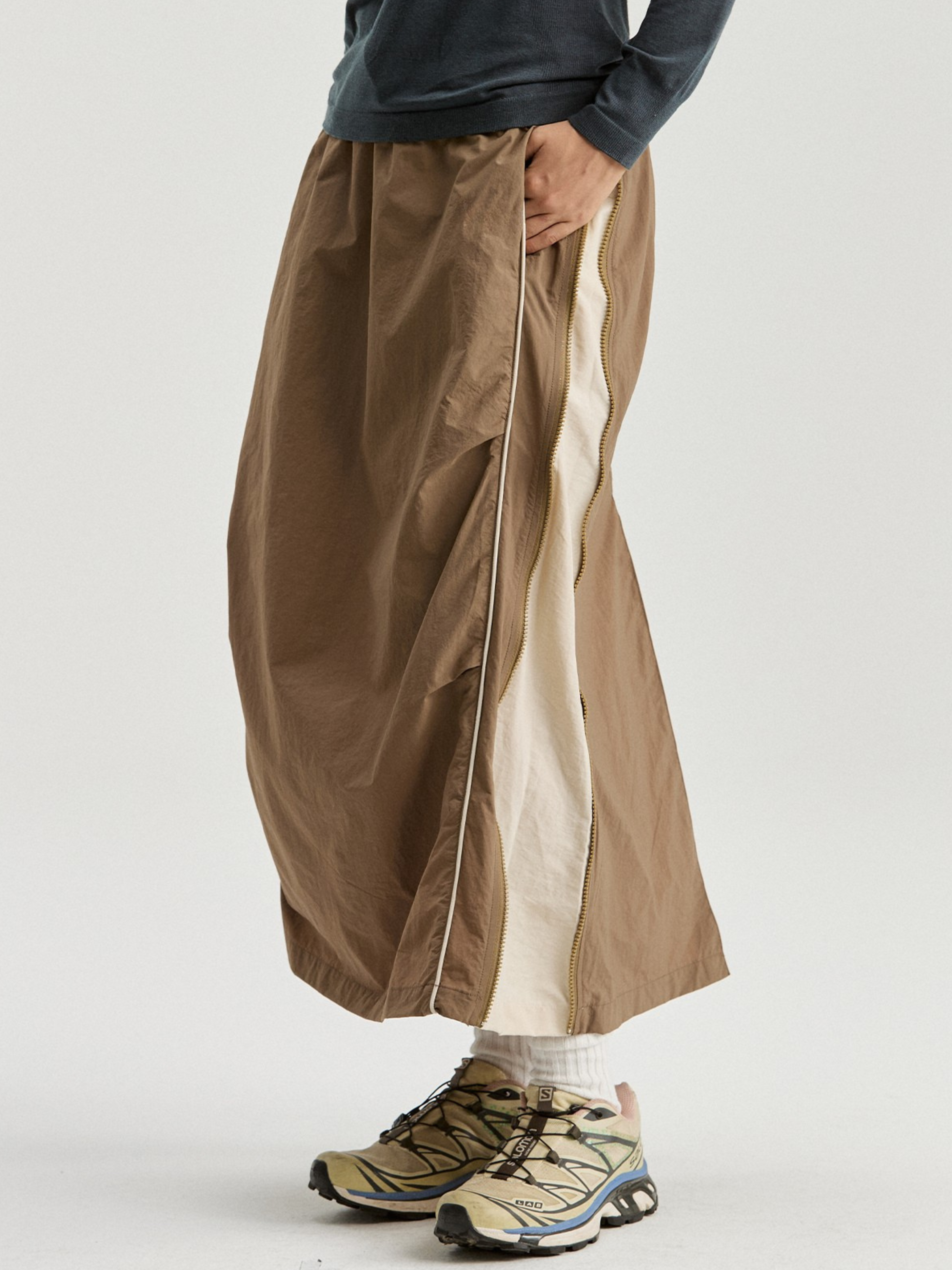 EchoPoint - Women's Water-Repellent Adjustable Colorblock A-Line Skirt