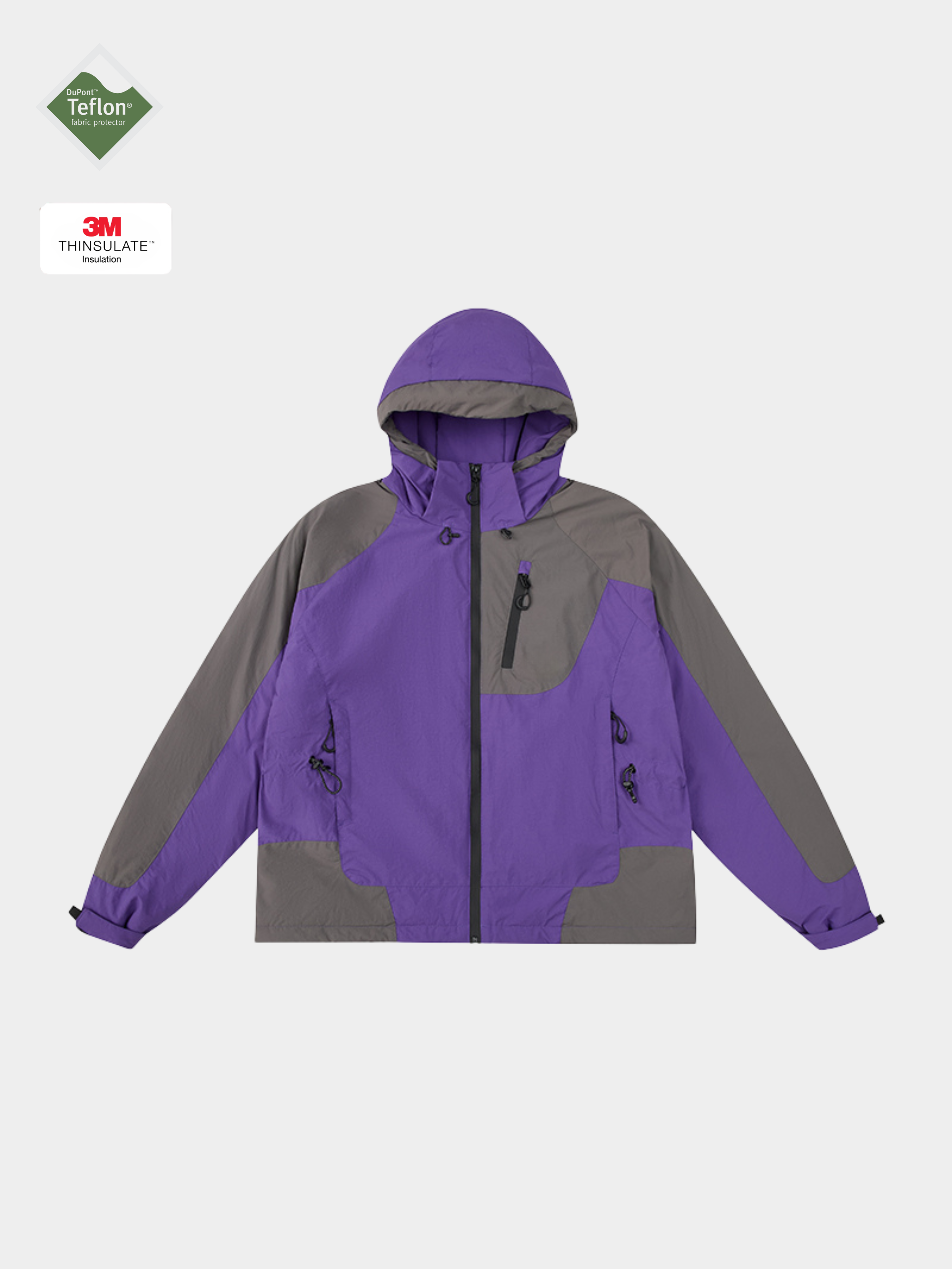 AshLife - Unisex Teflon Waterproof Windproof Insulated Jacket