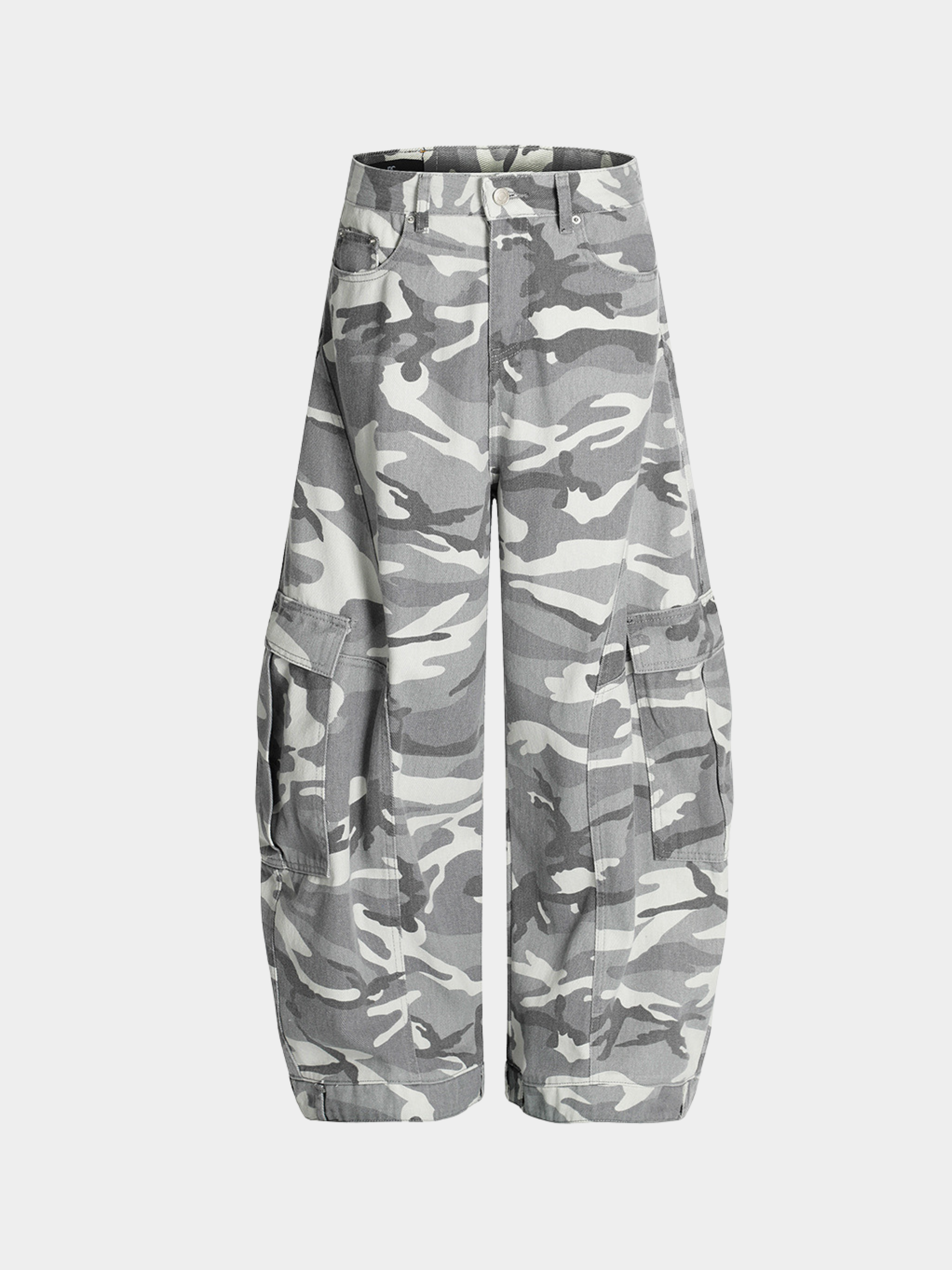 TentClip - Men's Camo Flare Denim Pants