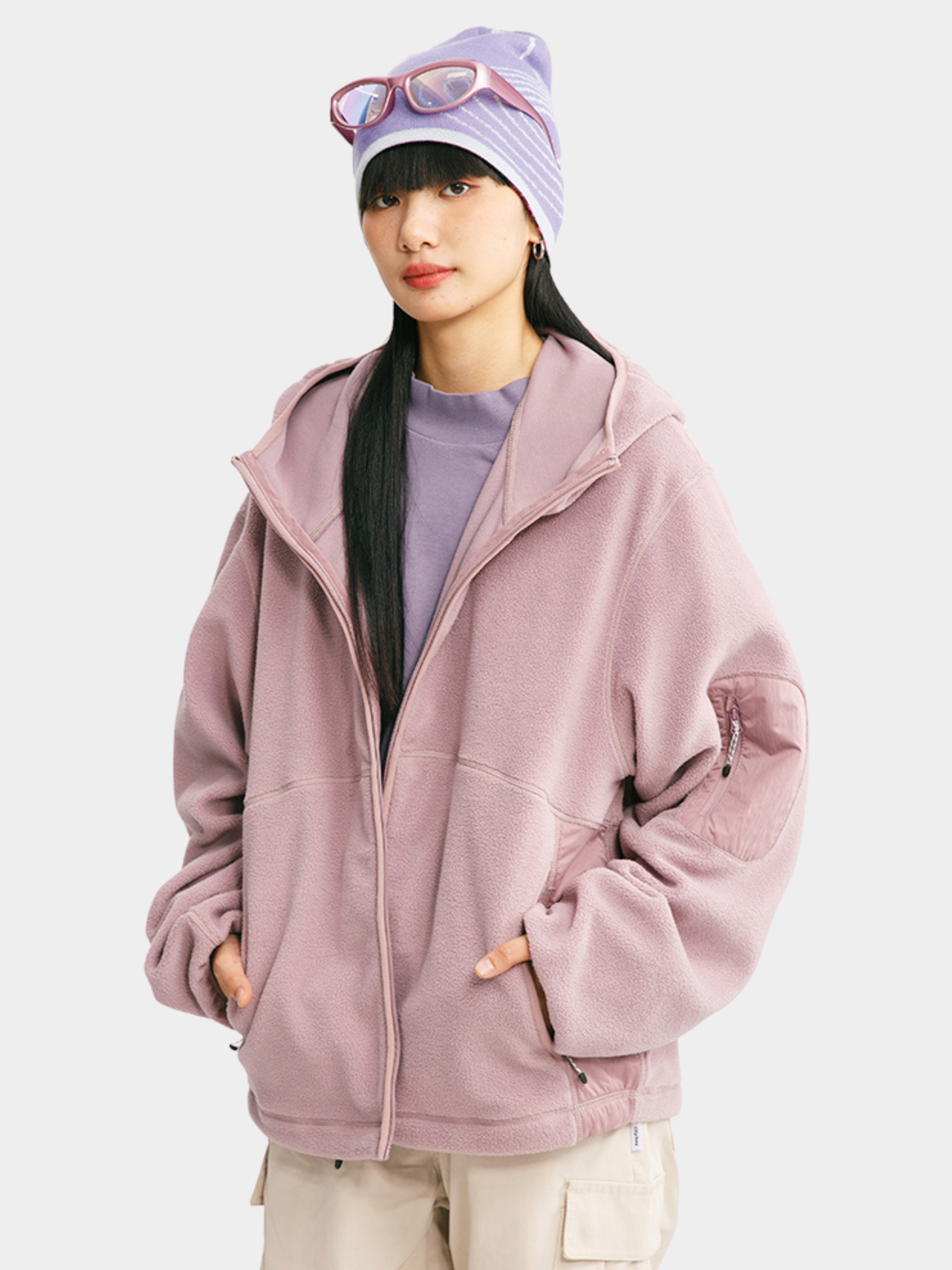 BearBoard - Unisex Warm Fleece Hooded Jacket