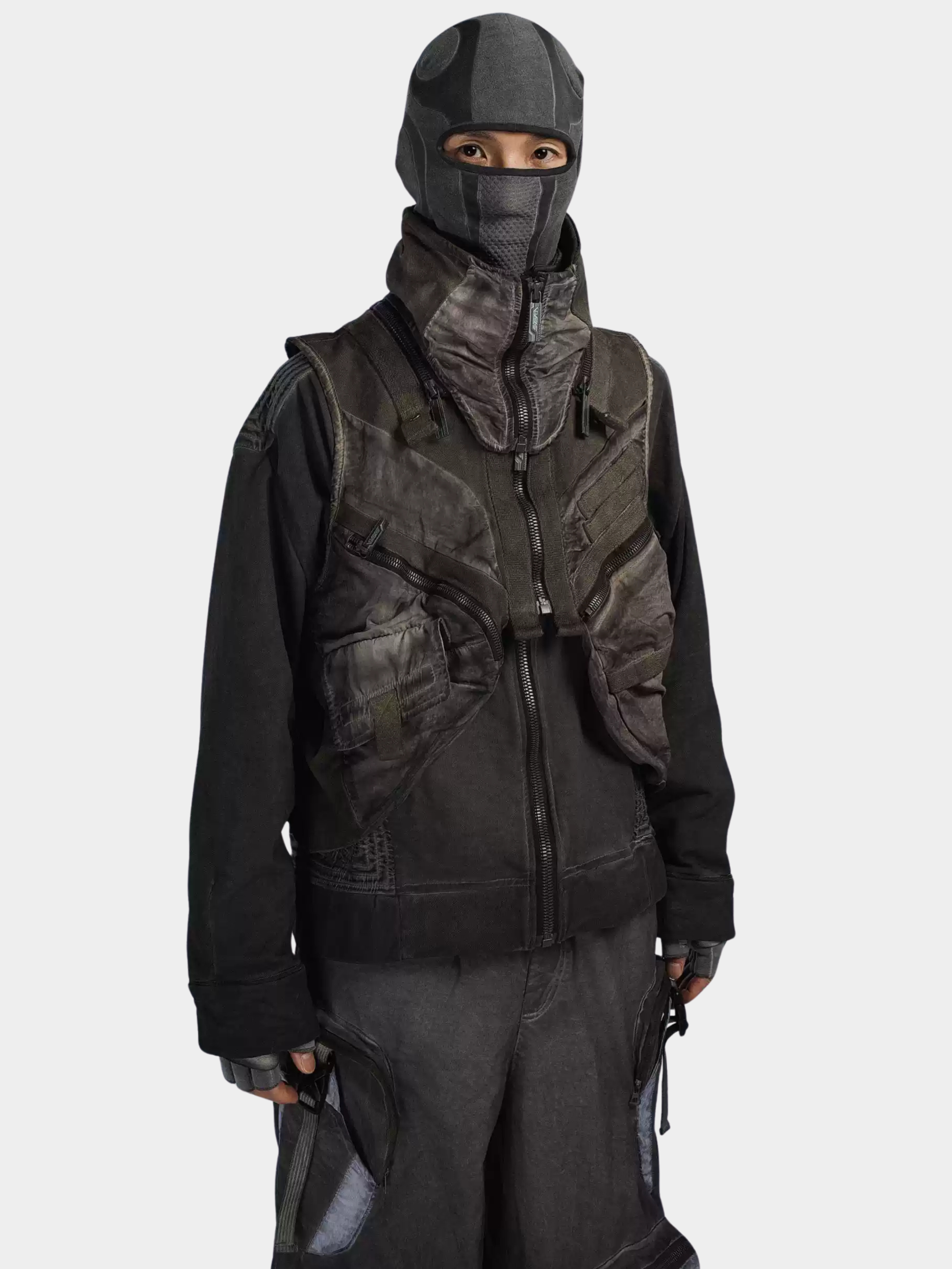 FlexCanopy - Unisex Asymmetric 3D Pocket Detachable Vest