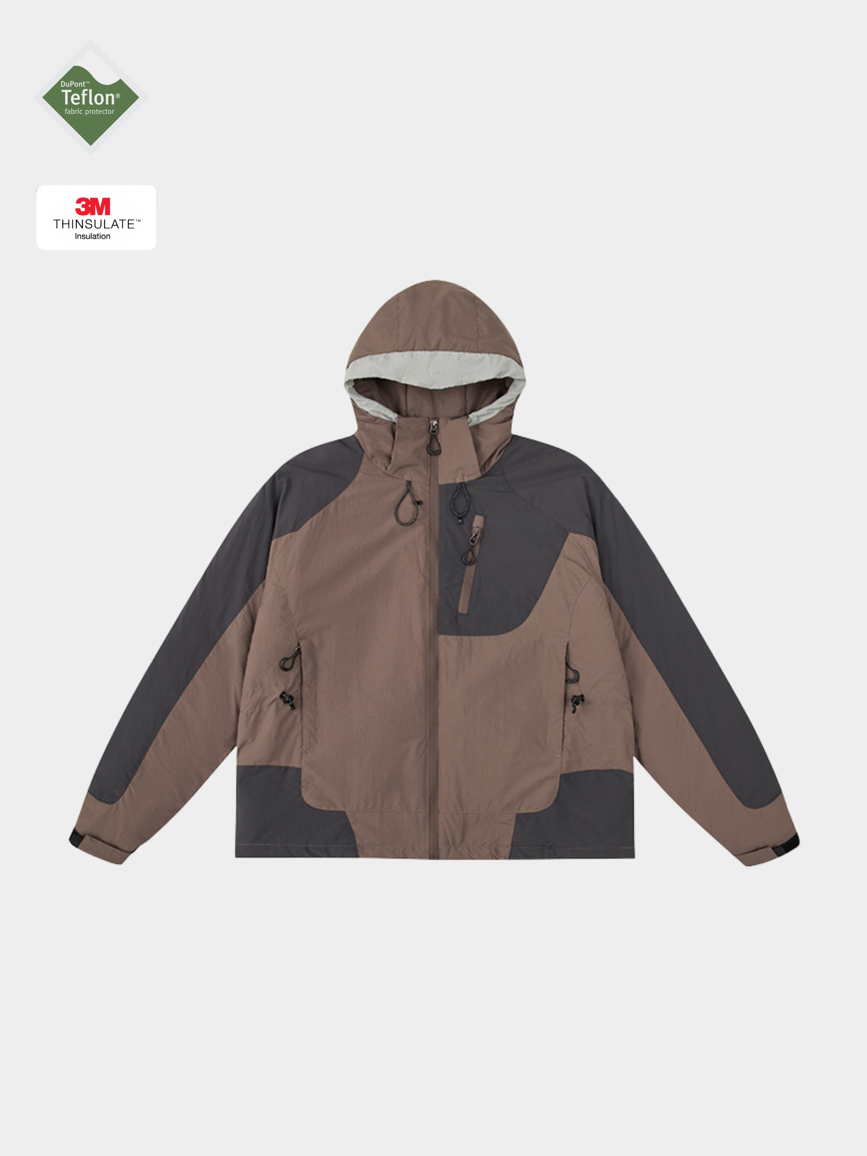 AshLife - Unisex Teflon Waterproof Windproof Insulated Jacket