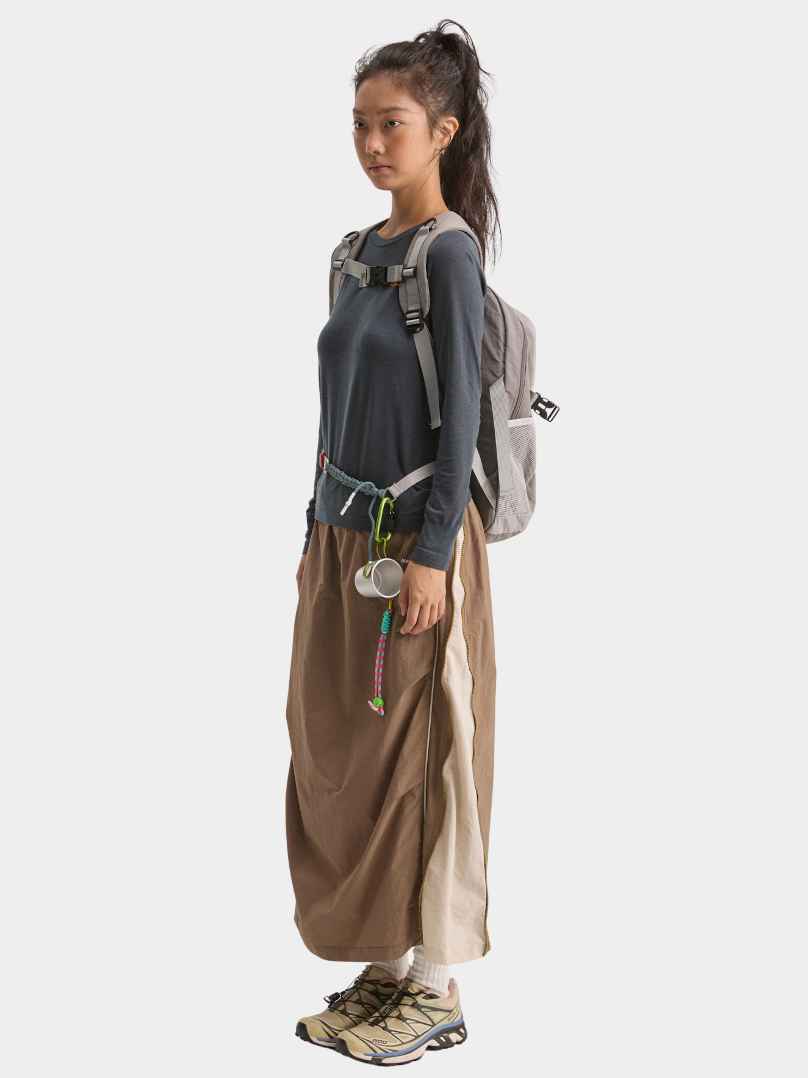 EchoPoint - Women's Water-Repellent Adjustable Colorblock A-Line Skirt