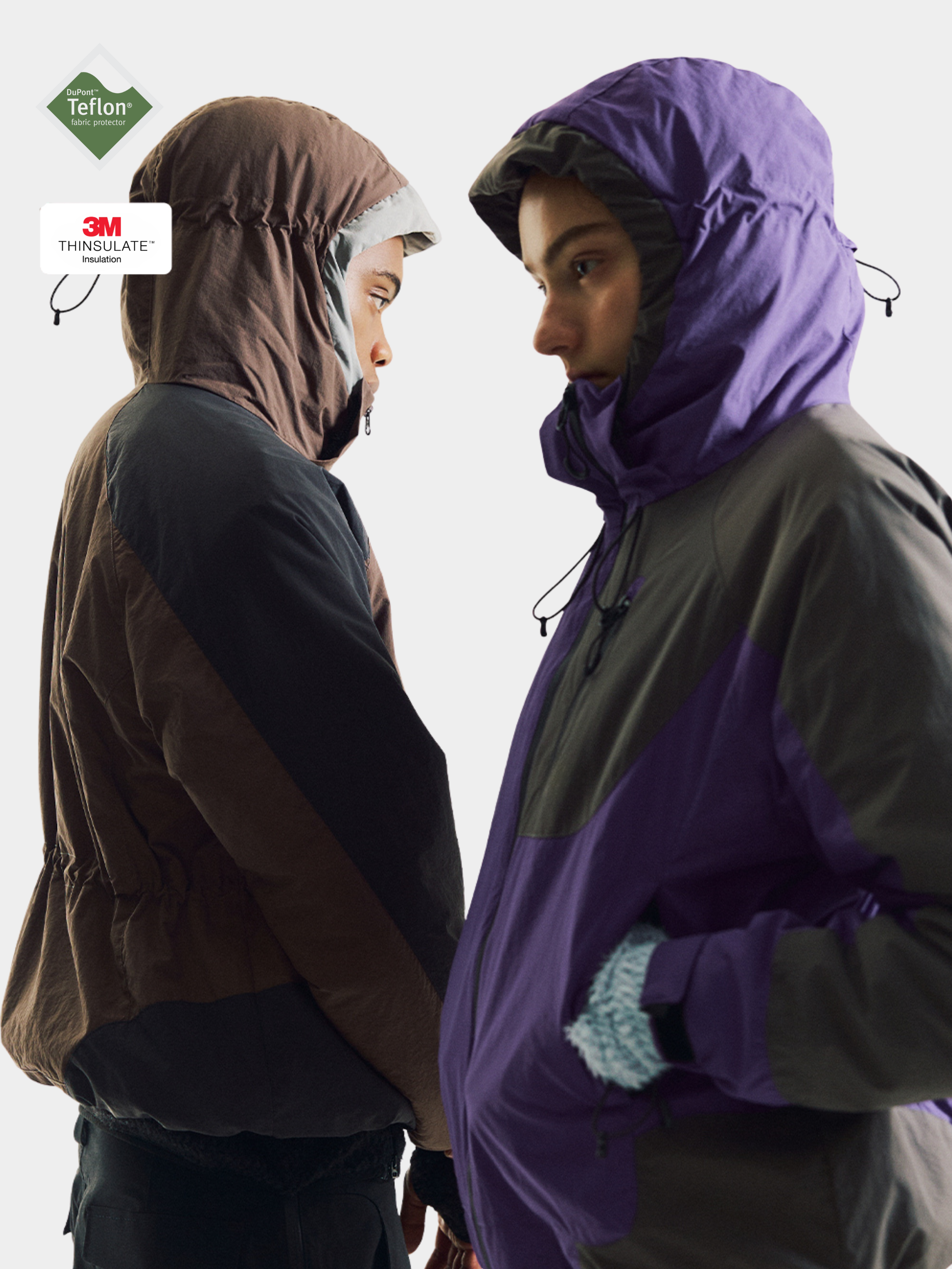 AshLife - Unisex Teflon Waterproof Windproof Insulated Jacket