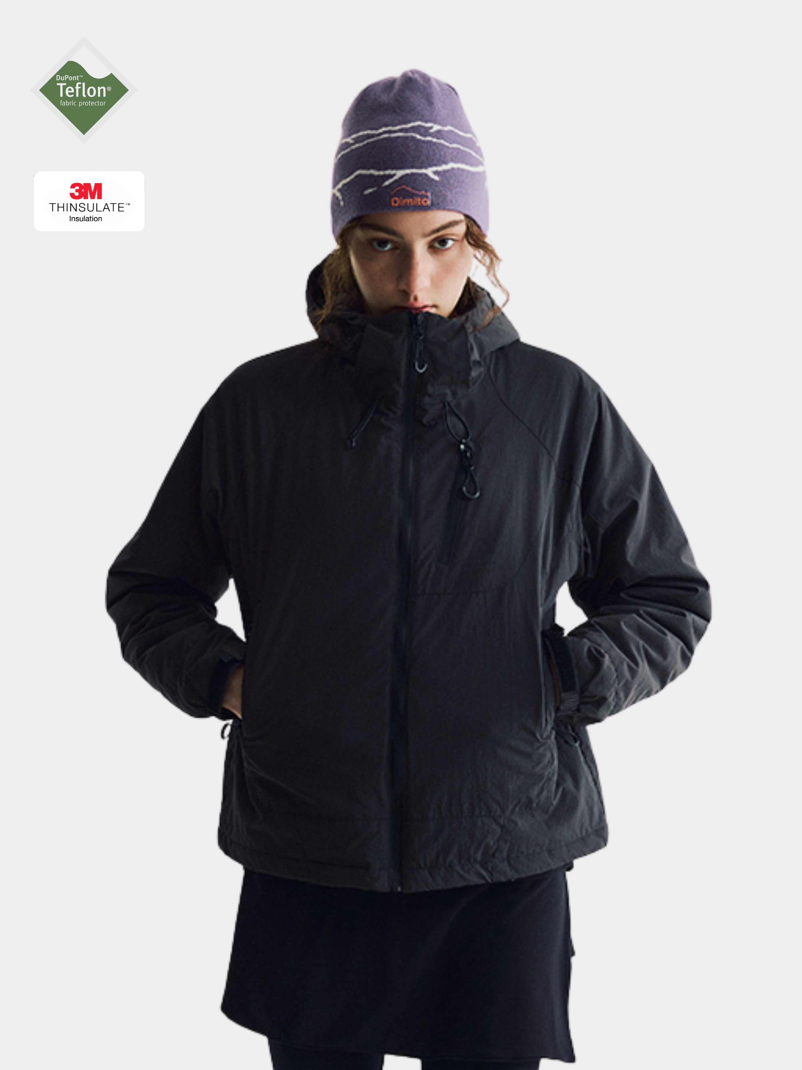 AshLife - Unisex Teflon Waterproof Windproof Insulated Jacket