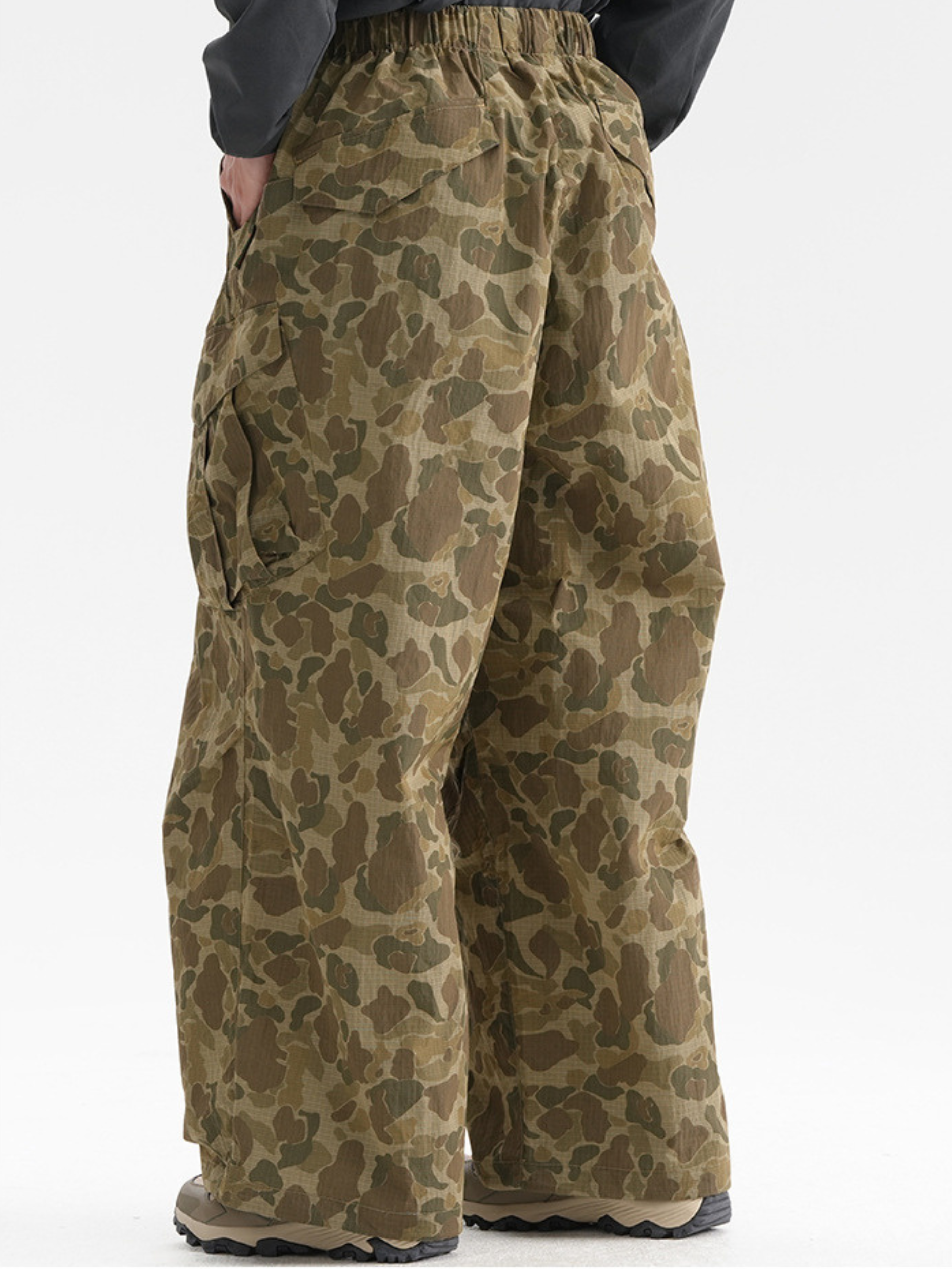 EagleMode - Unisex Ultra-Loose Tech Camo Paratrooper Pants