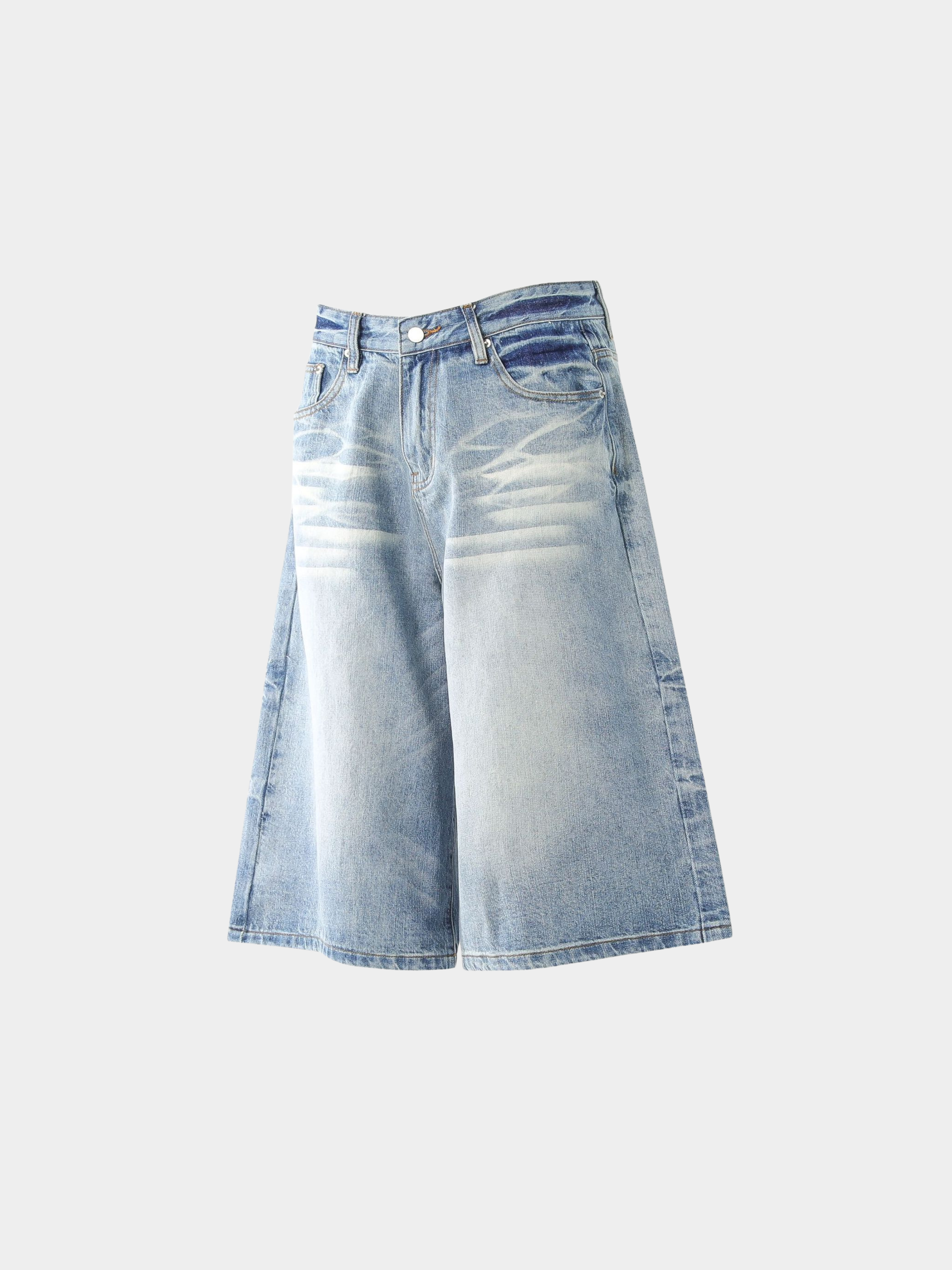 BaseWrap - Men's Straight-Leg Denim Shorts