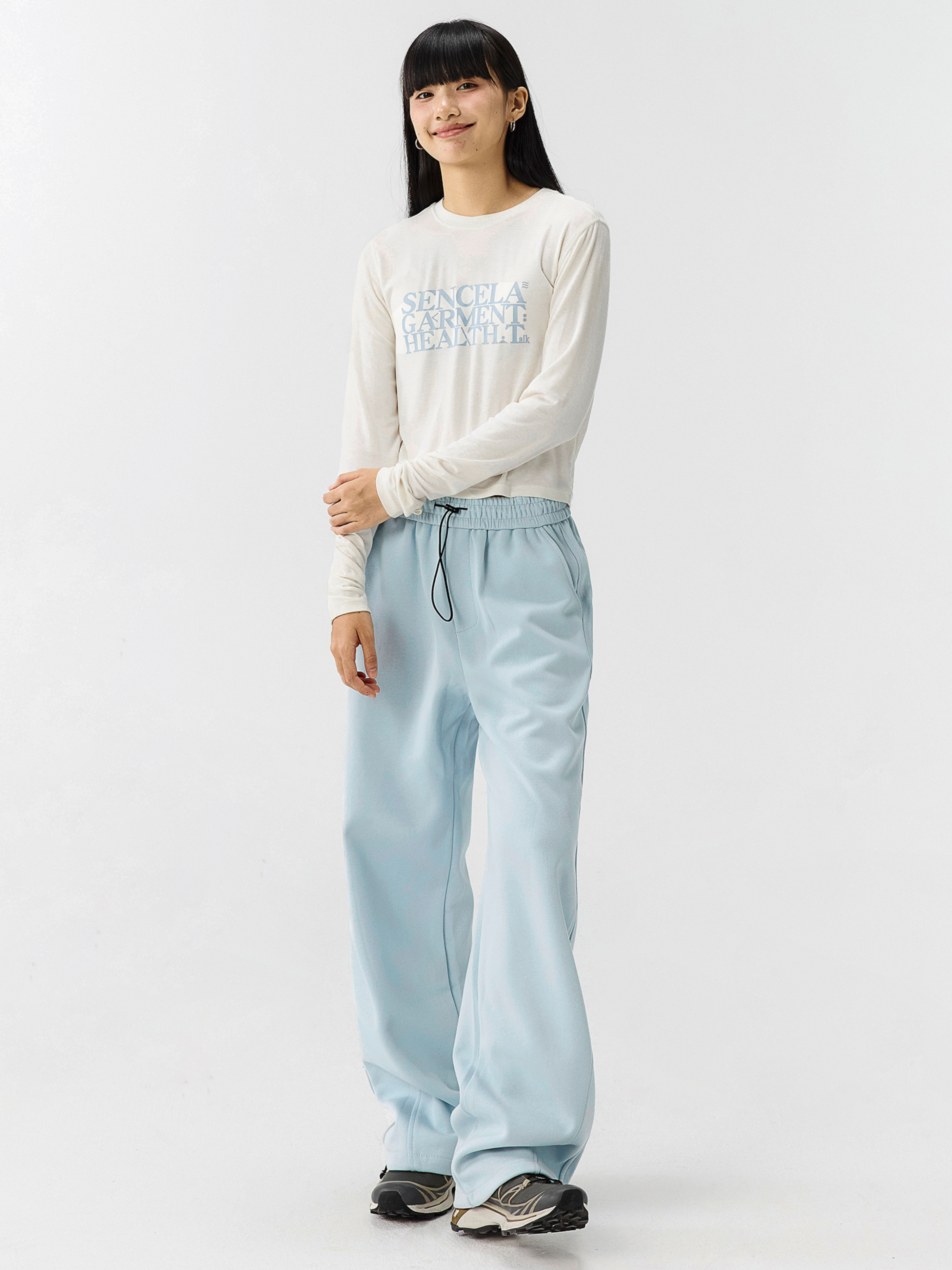 EchoEdge - Unisex Draped Wide-Leg Straight Casual Sweatpants