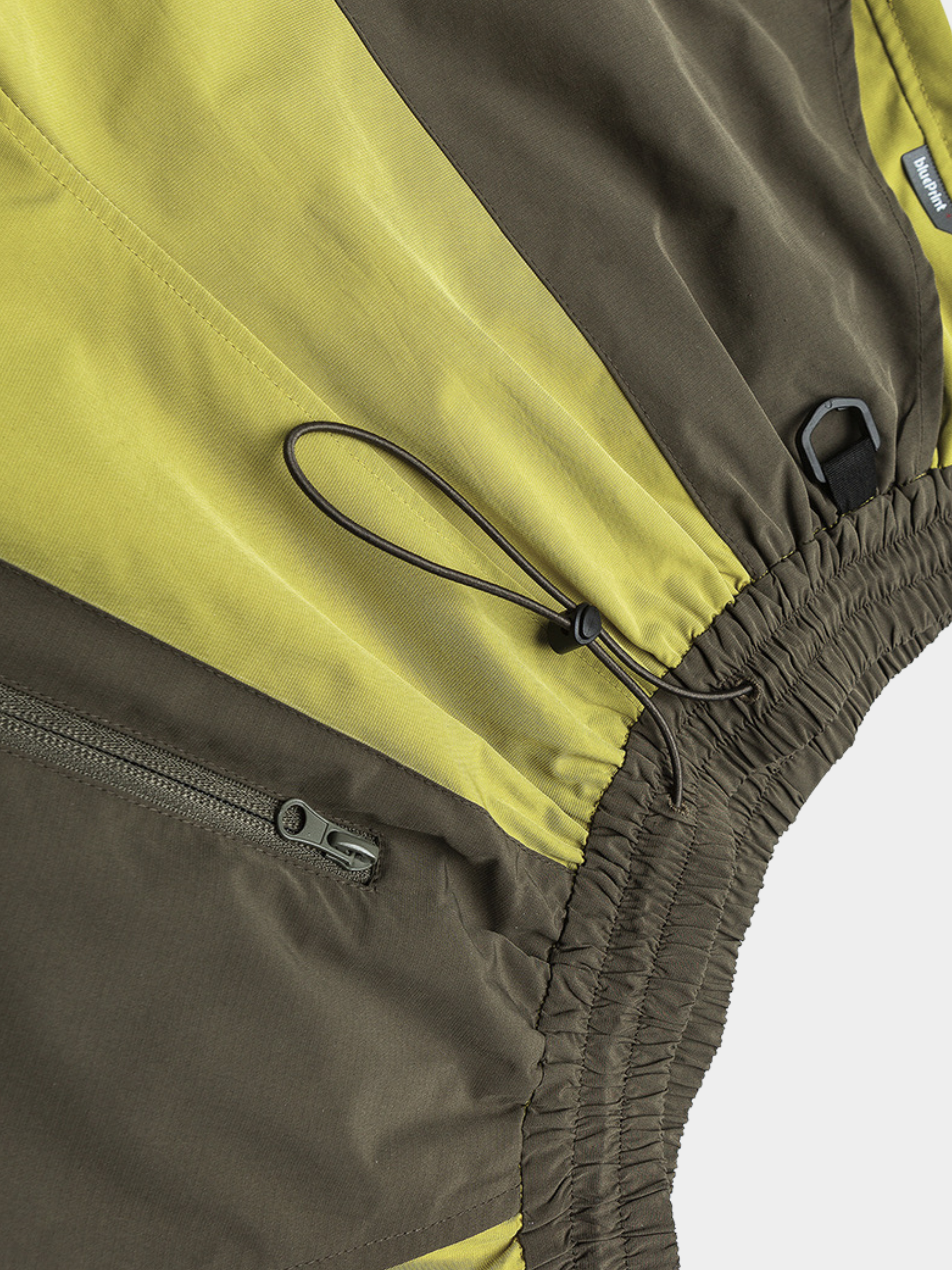 BaseCooler - Men's Color-Block Patchwork 5-Inch Shorts
