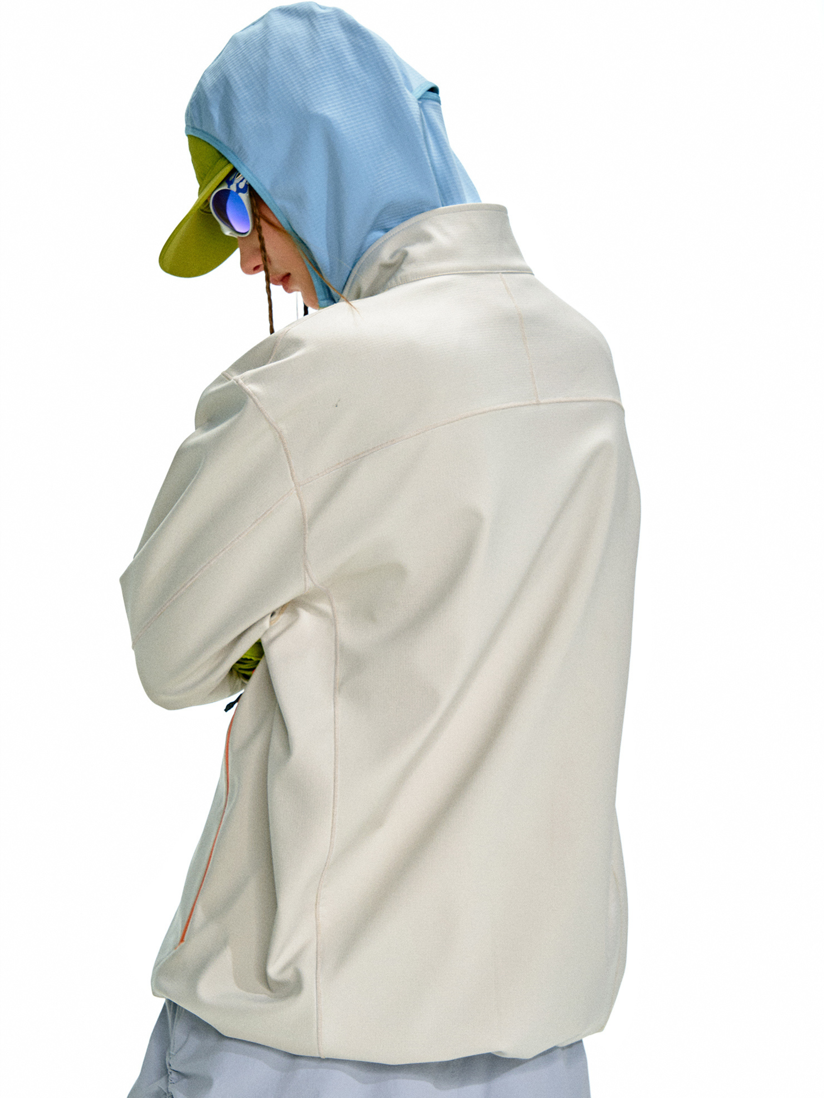 Driftcore - Unisex Colorblock Stand Collar Jacket