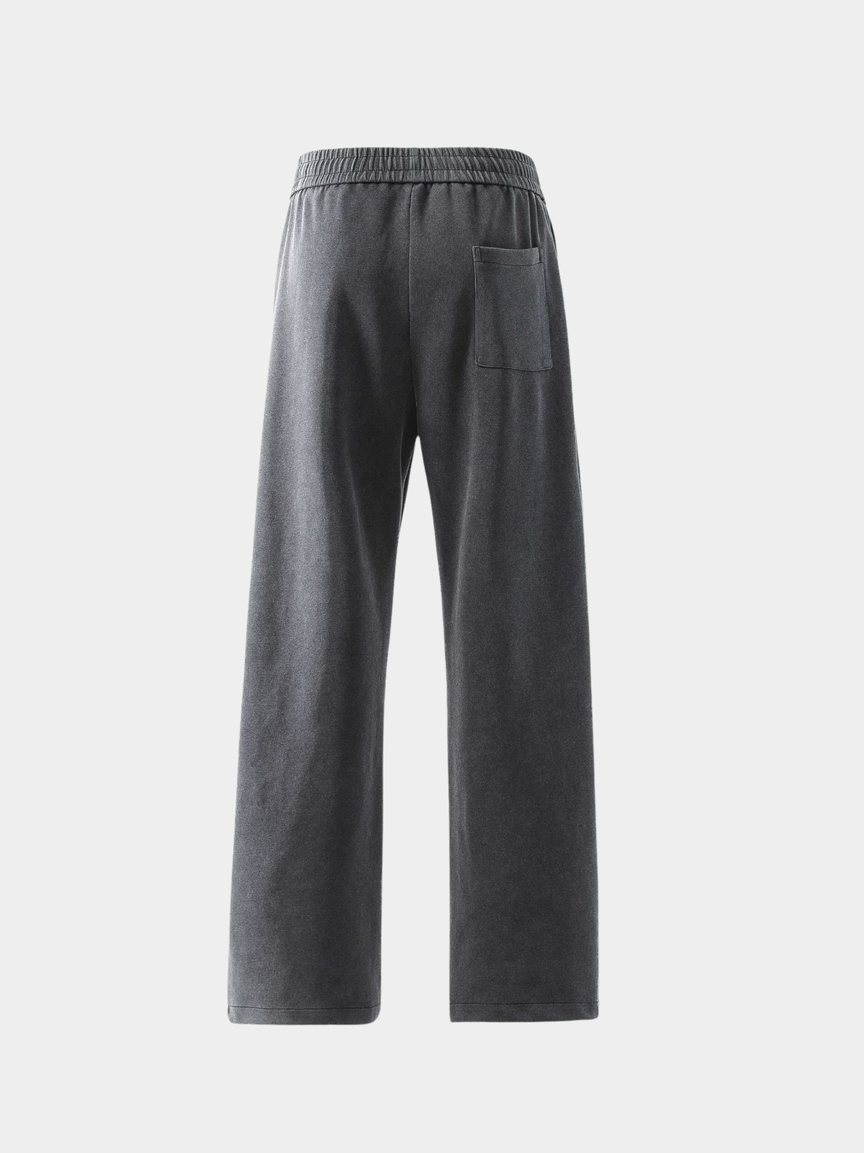 FoxField - Unisex Vintage Creased Straight-Leg Cotton Trousers