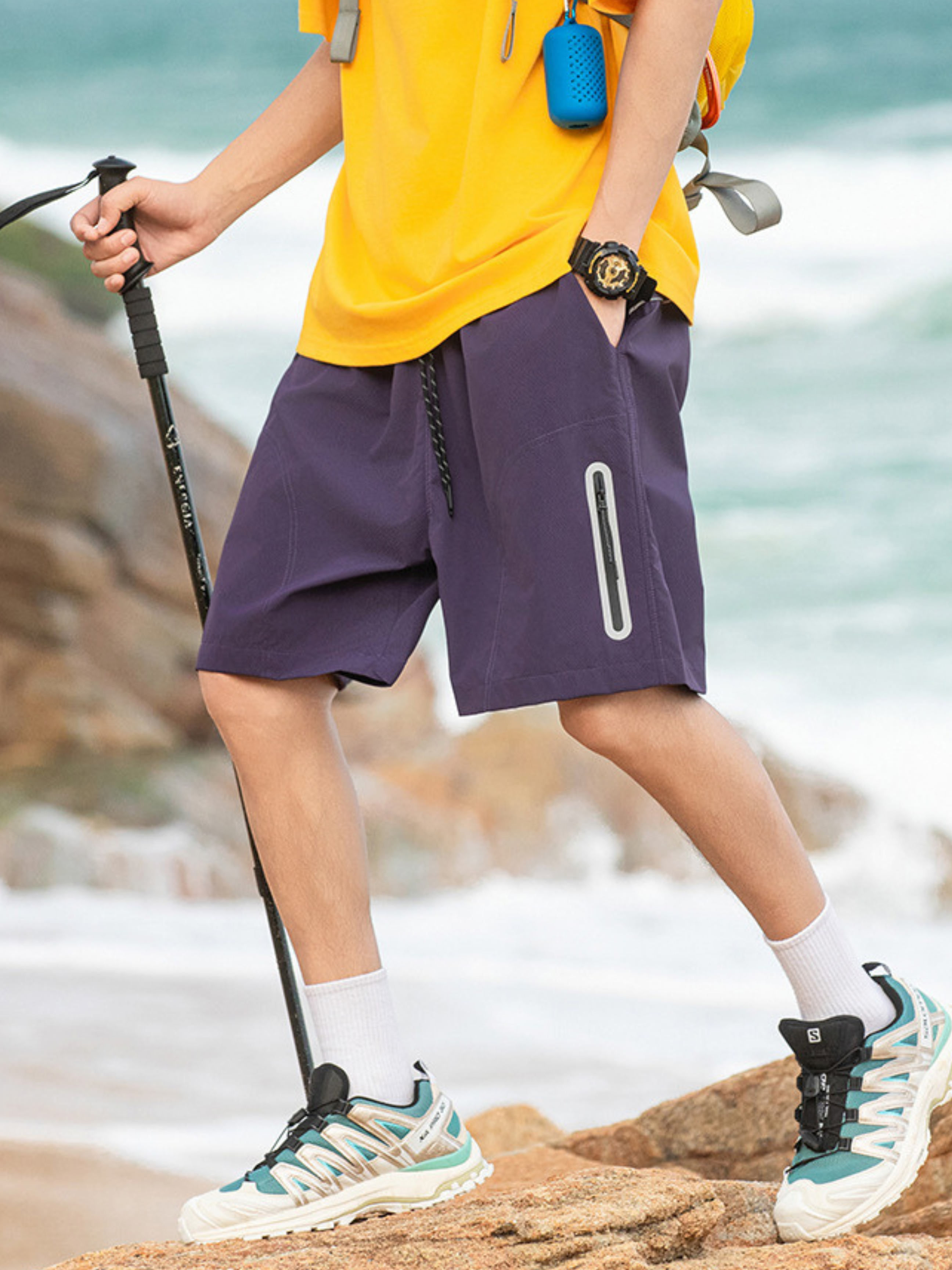 BaseChair - Men's Packable Breathable Lightweight 5-Inch Shorts