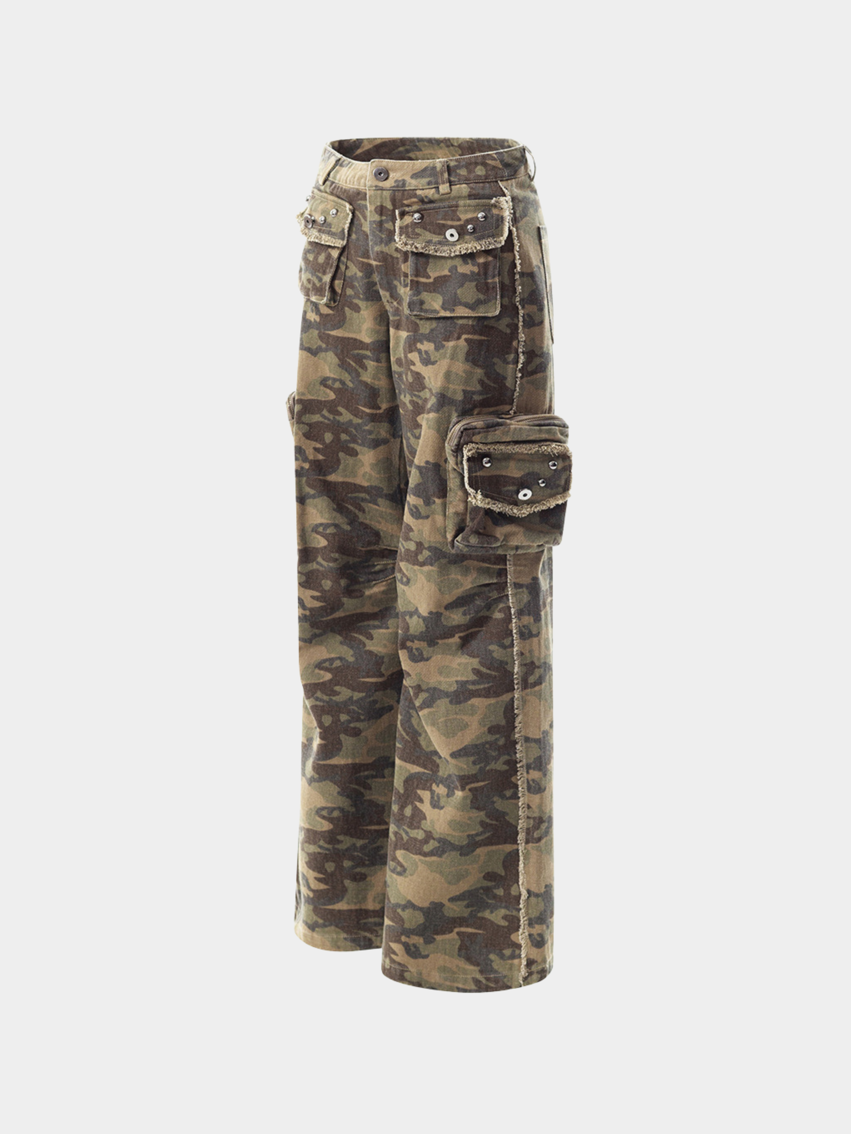 GlideBag - Men's Camo Flare Denim Pants