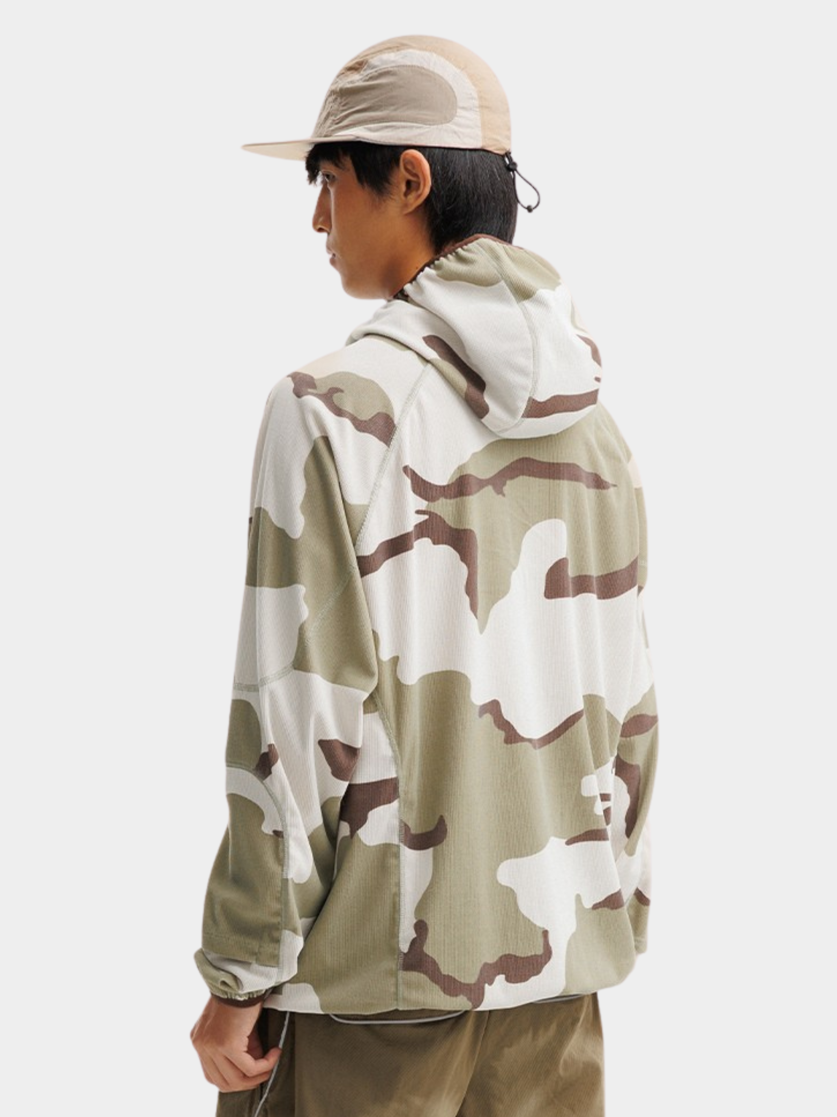 Crag - Unisex Moisture-Wicking High Neck Hoodie Base Layer