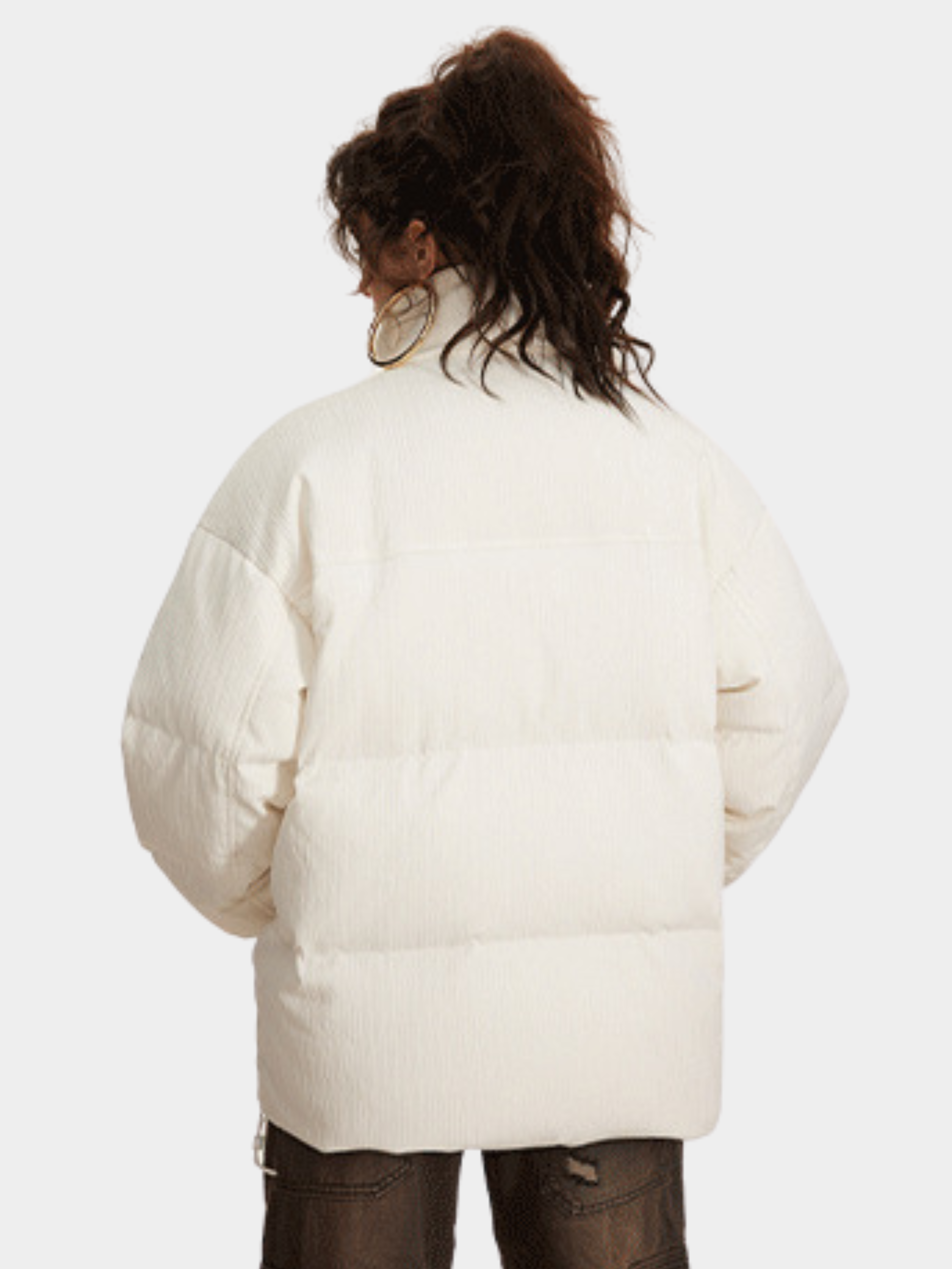 Peakrise - Women‘s Toggle Closure 90% White Duck Down Puffer Jacket