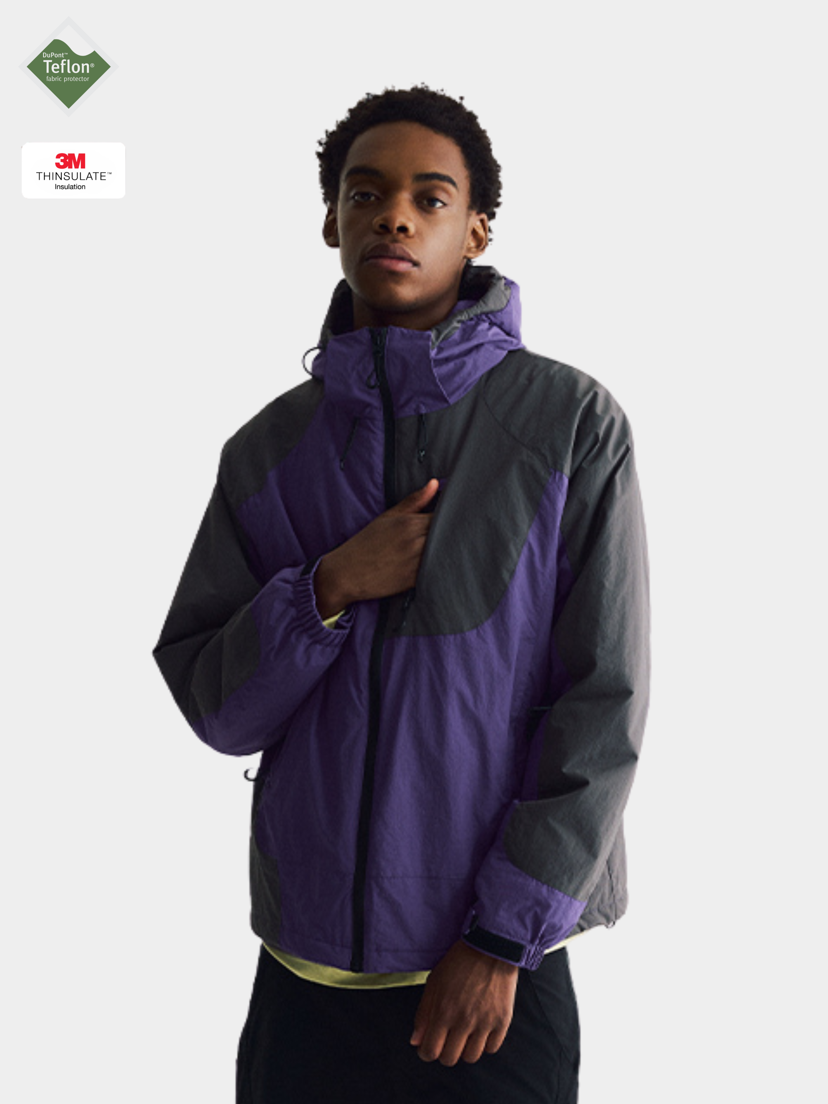 AshLife - Unisex Teflon Waterproof Windproof Insulated Jacket