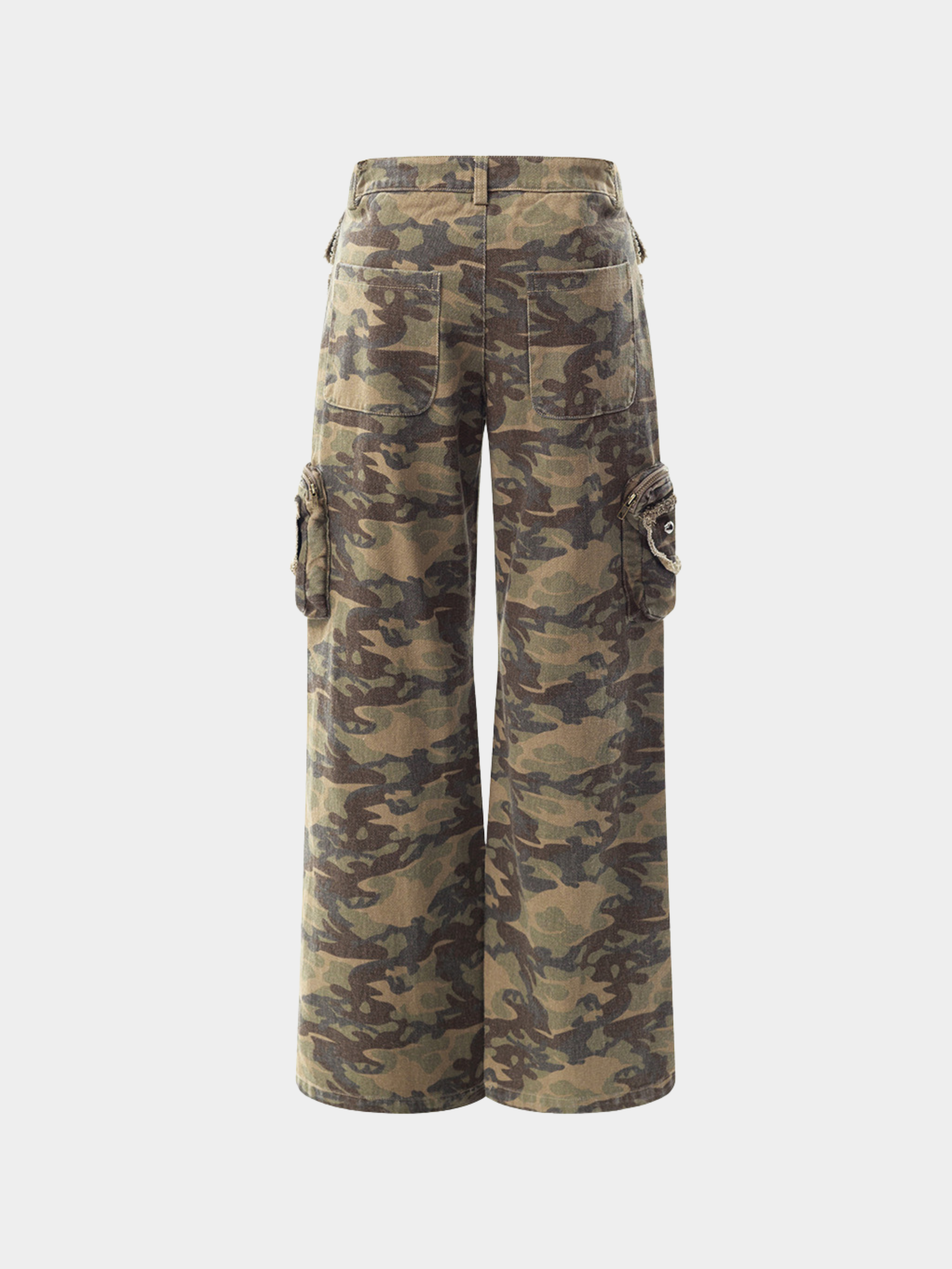 GlideBag - Men's Camo Flare Denim Pants