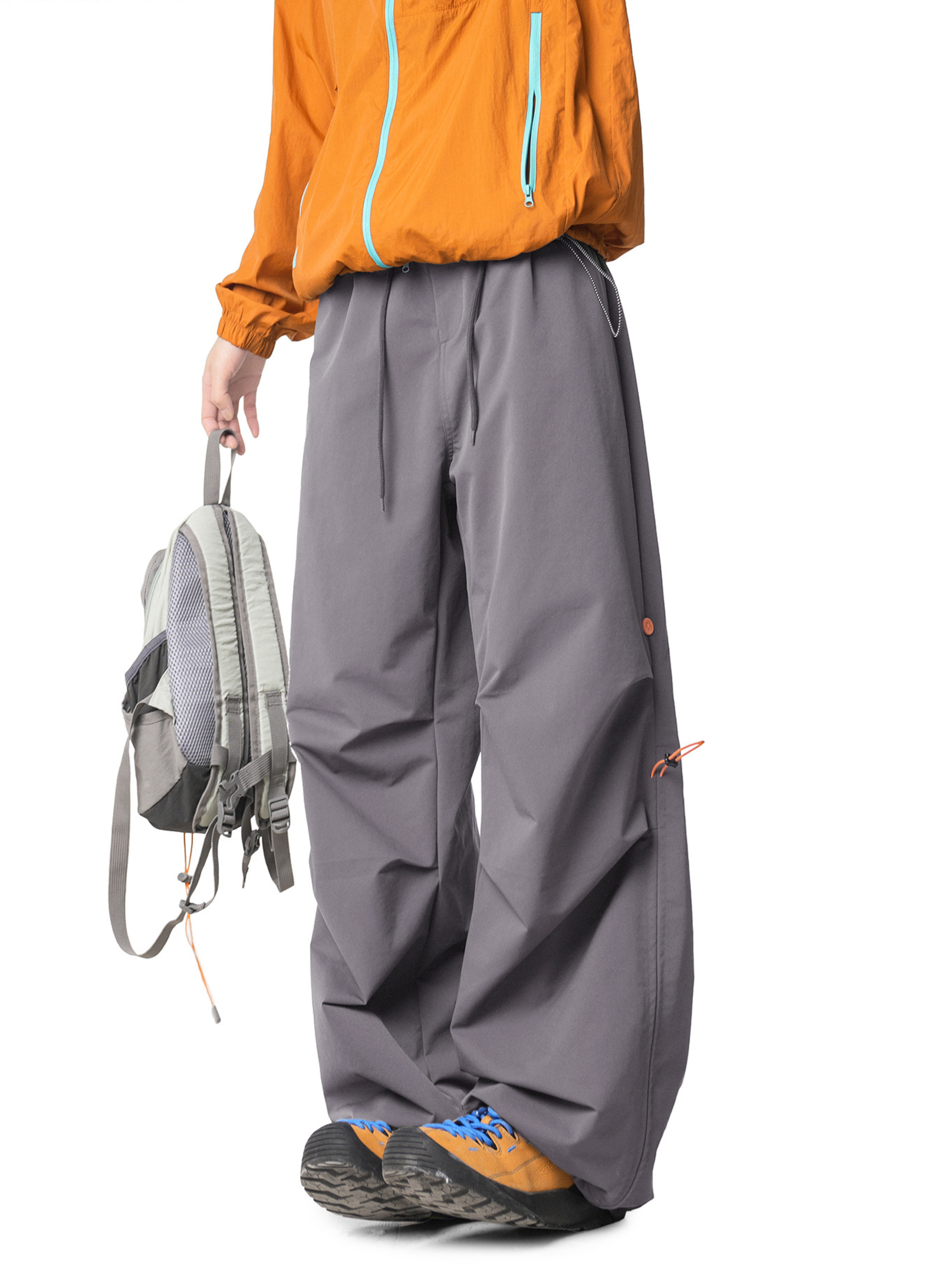 Firetrail - Women's Side Drawstring Ruched Cargo Pants