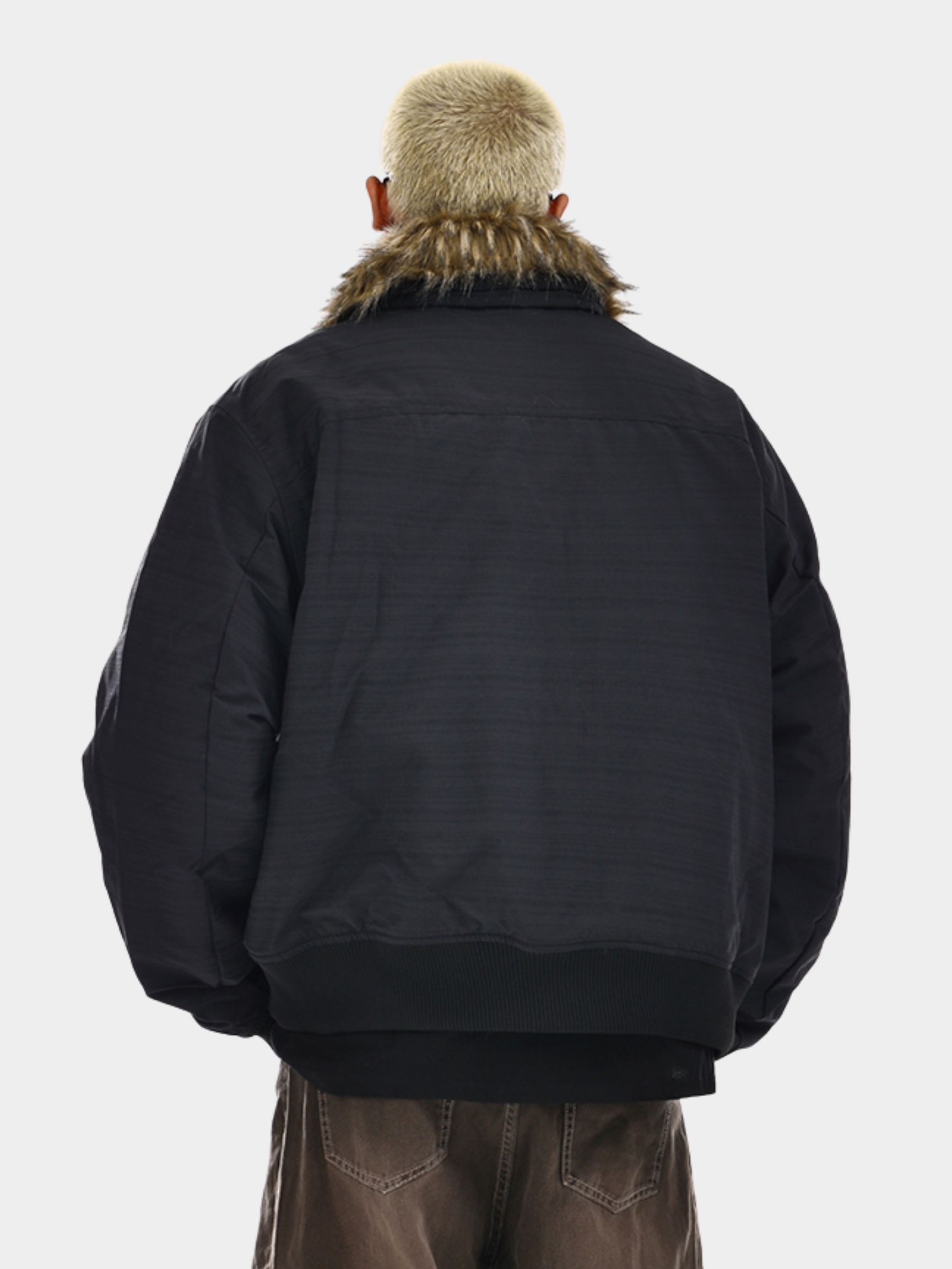 RainShell - Men's Detachable Fur Collar Bomber Jacket