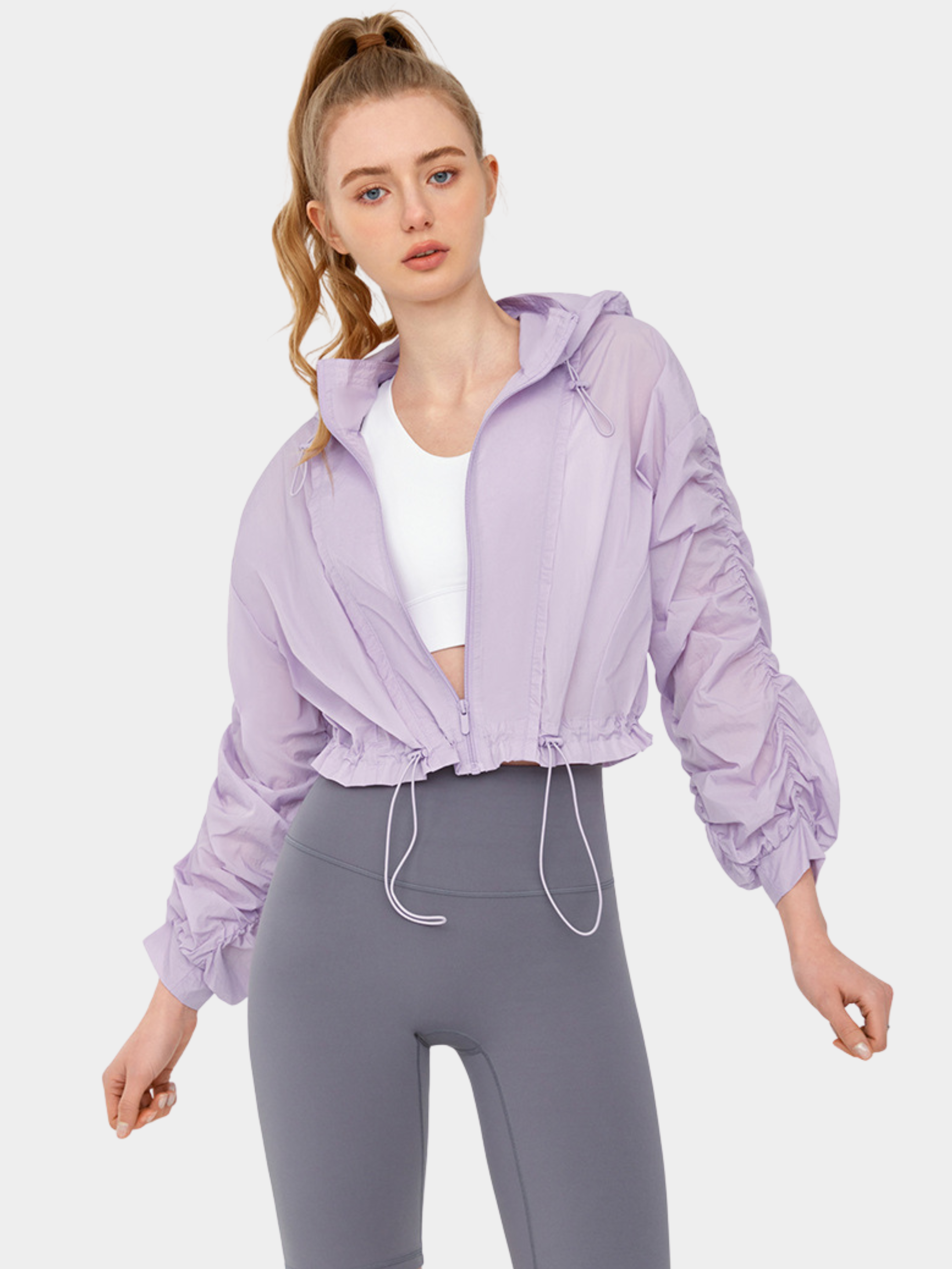 MesaCrate - Women's Lightweight Breathable Waist-Adjustable Jacket