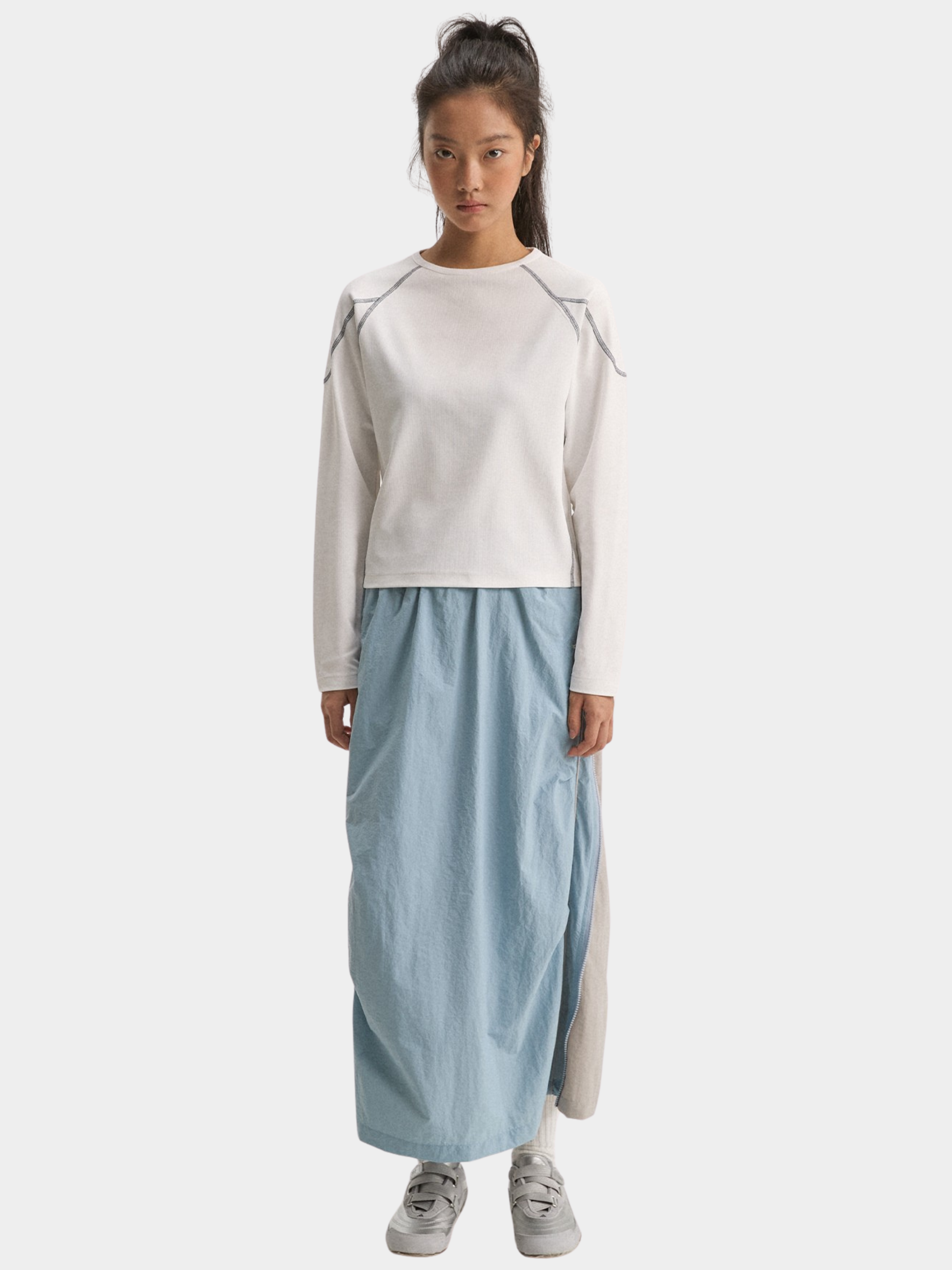 EchoPoint - Women's Water-Repellent Adjustable Colorblock A-Line Skirt
