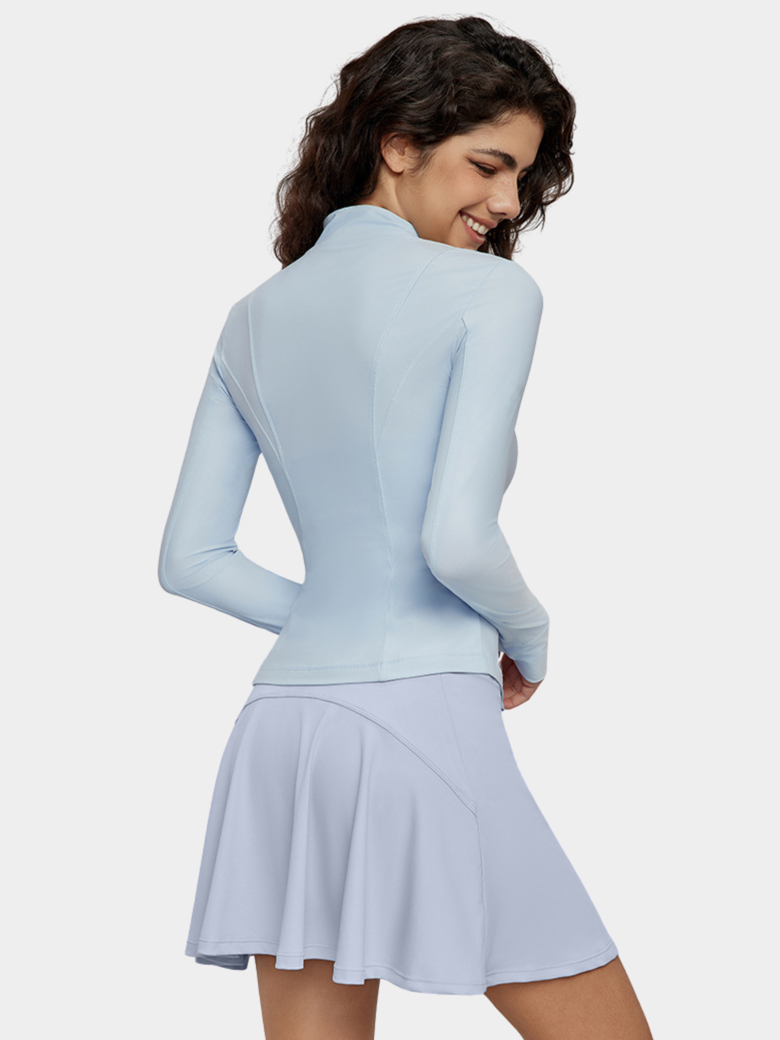 MesaDrop - Women's UPF50+ Raw Yarn Cooling Slim-Fit Sun Protection Jacket