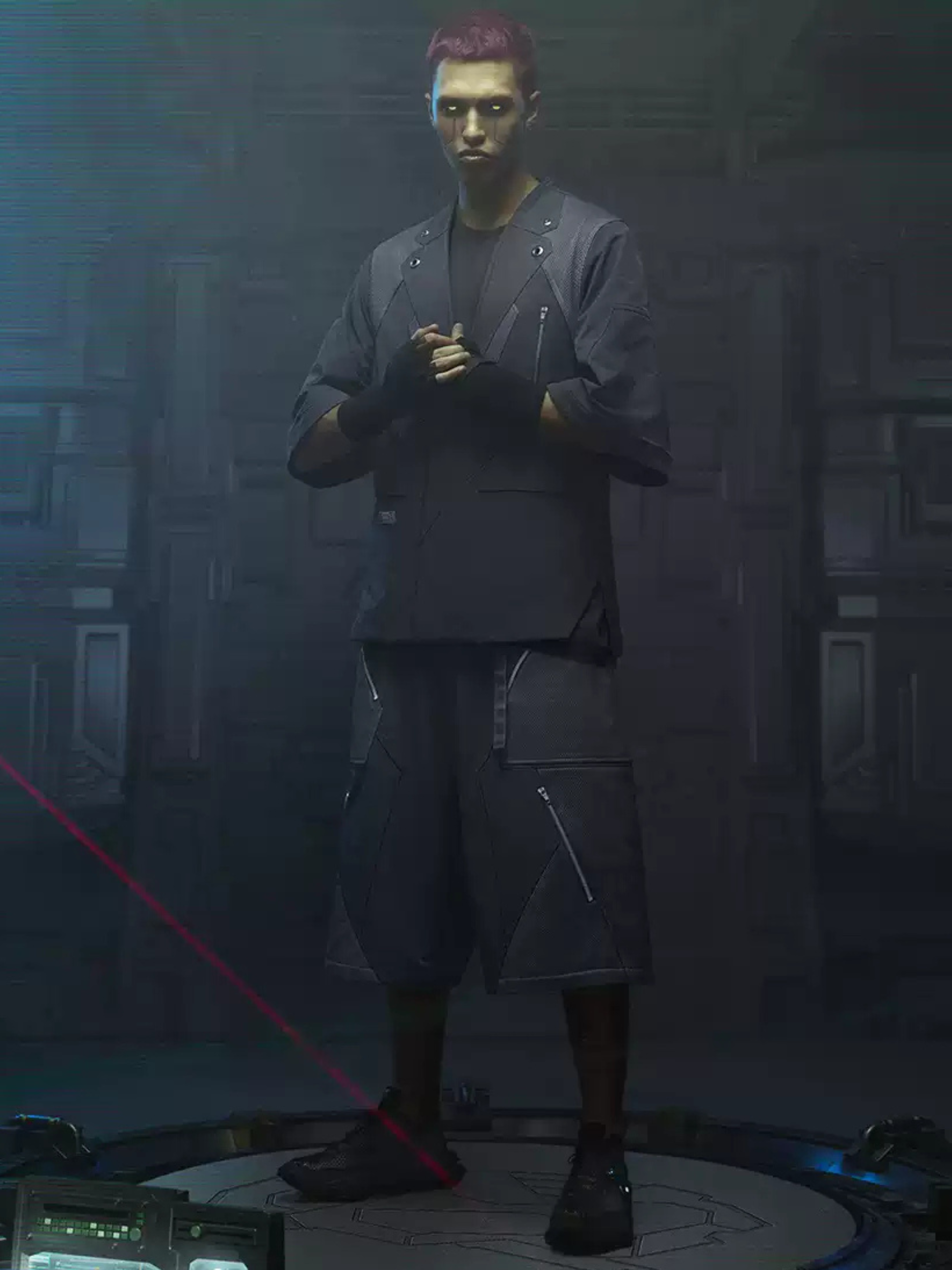 BlazeFlask - Men's Cyberpunk Loose Shorts