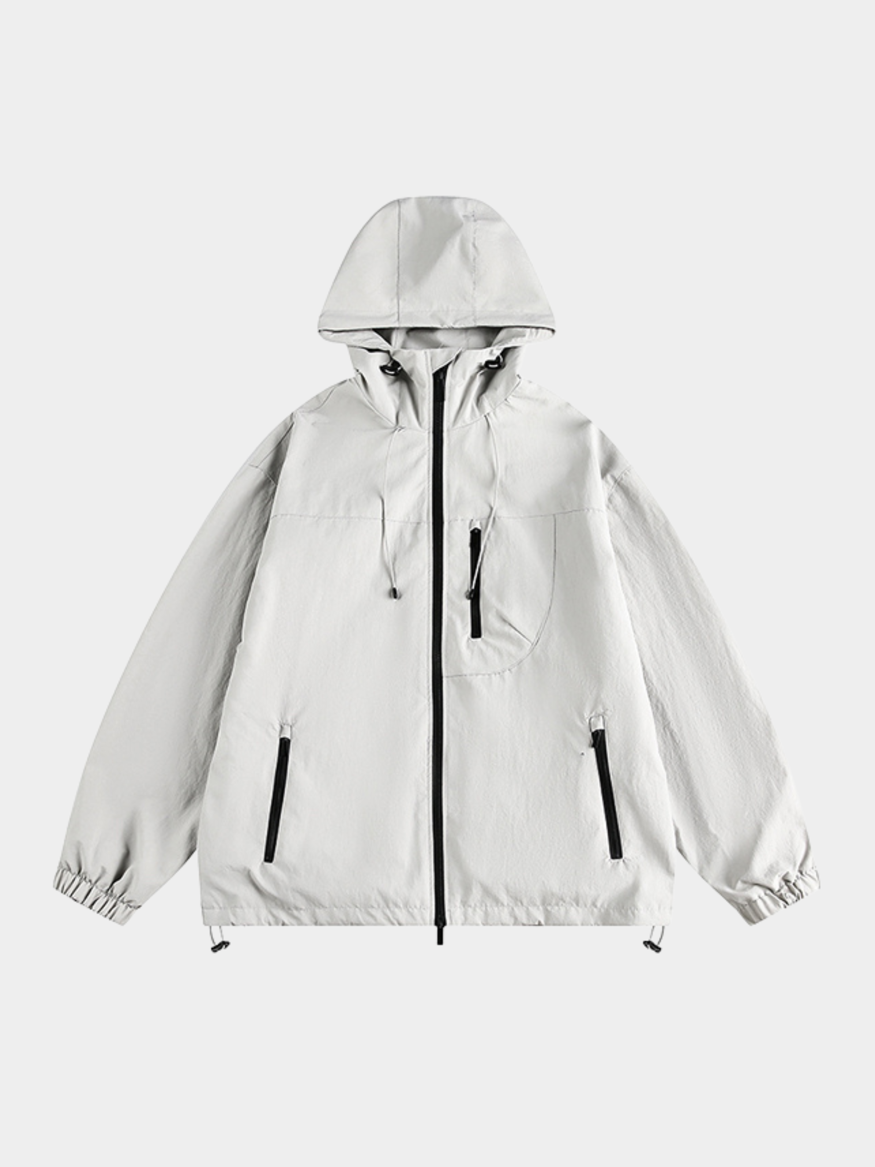 Thunderpeak - Unisex Tech Zip Colorblock Hooded Jacket