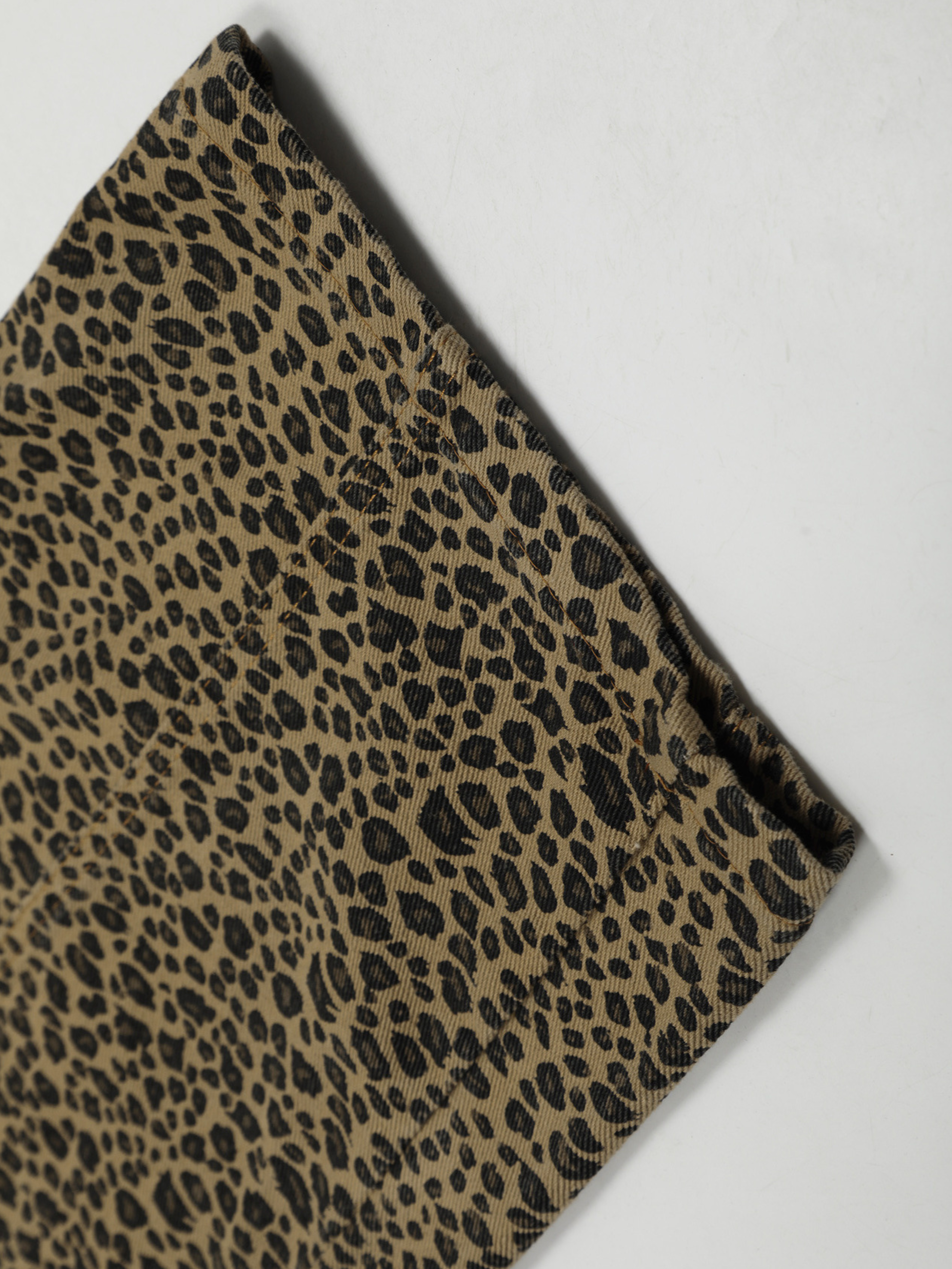 FoxCrate - Unisex Leopard Print Statement Wide-Leg Scimitar Pants
