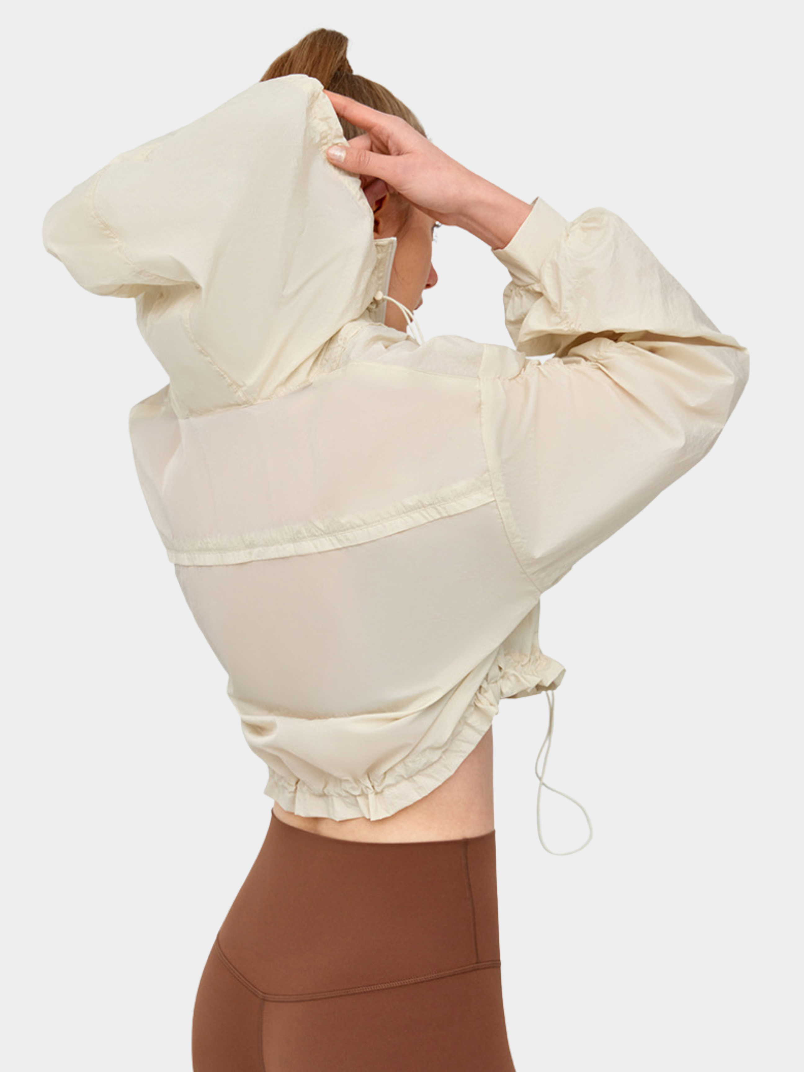 MesaCrate - Women's Lightweight Breathable Waist-Adjustable Jacket