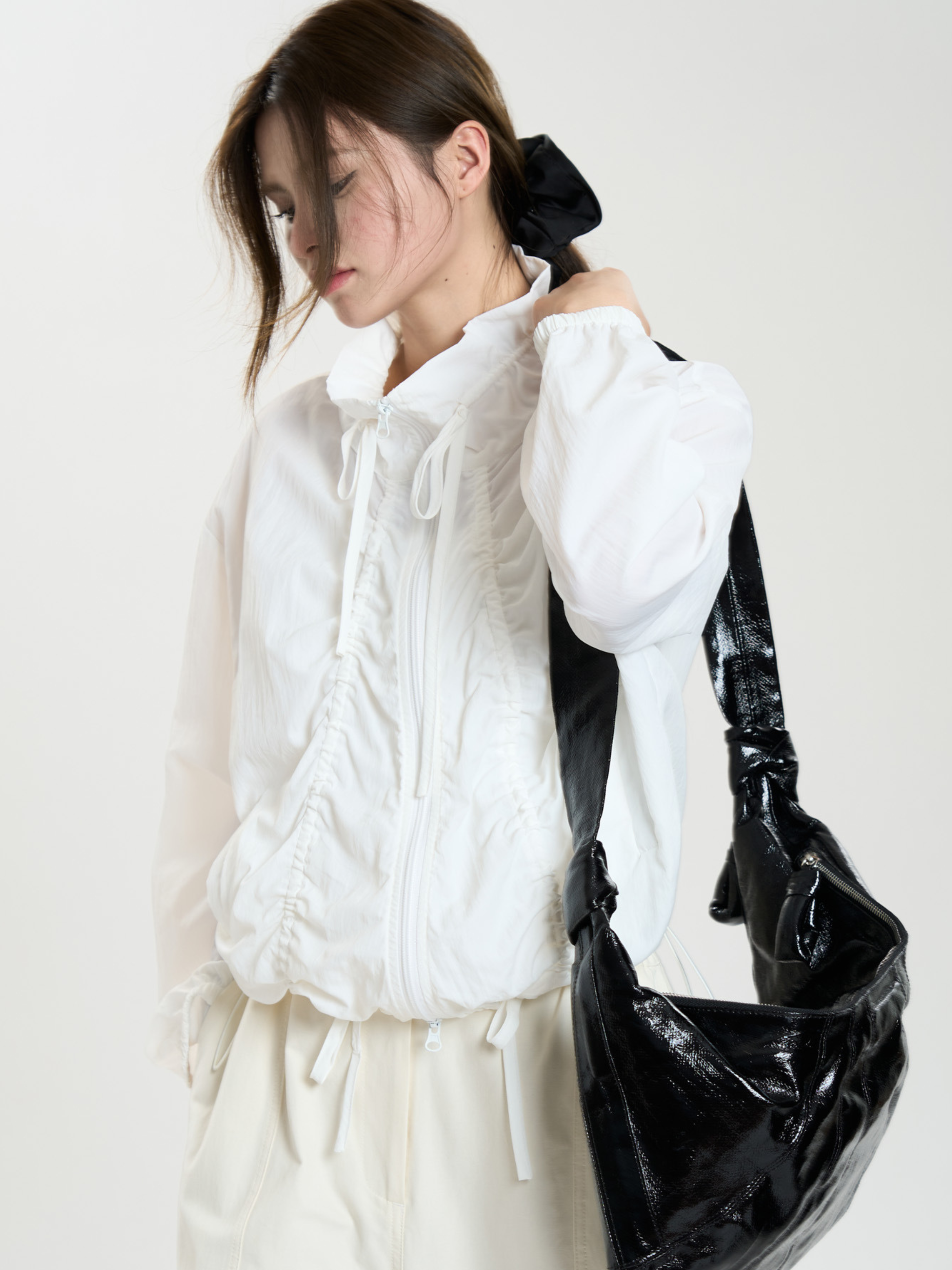 OwlTop - Women's UPF 50+ Side Drawstring Ruched Breathable Sun Jacket